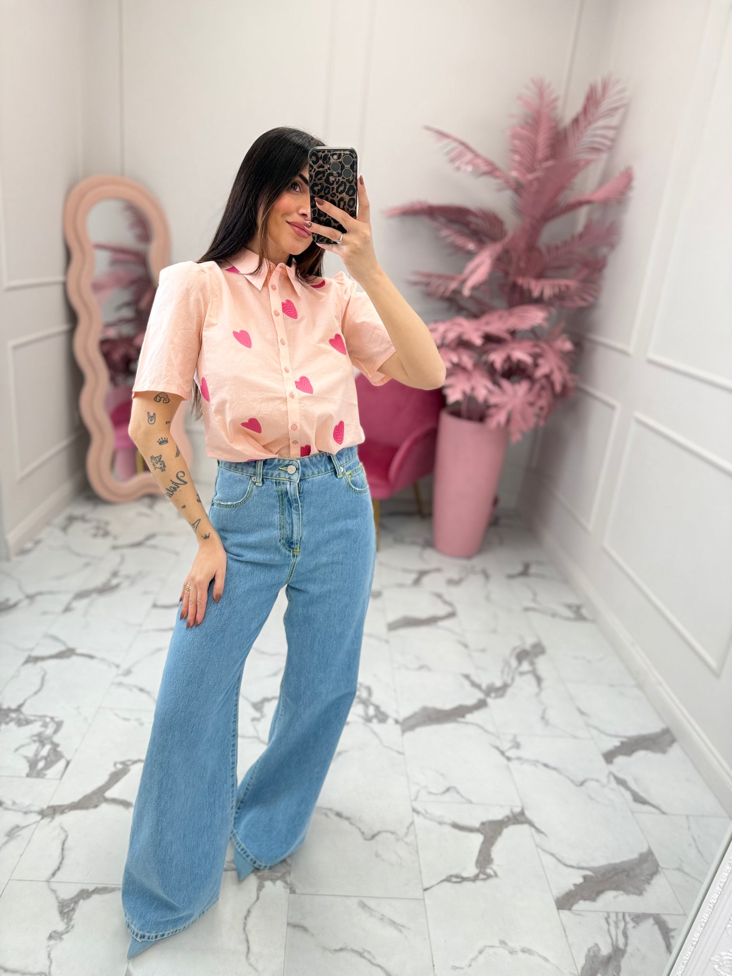 Camicia “Pink Love” COMPANIA FANTASTICA