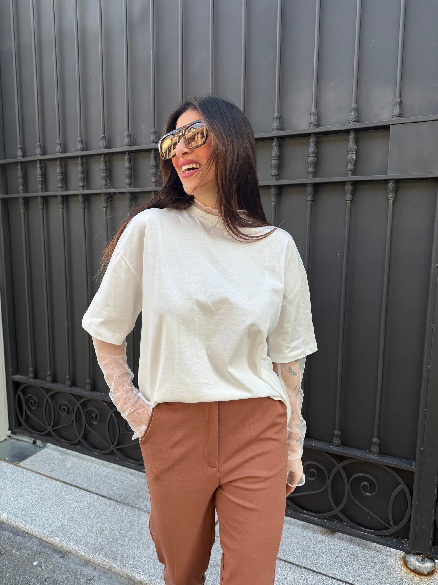 T-shirt over “Tulle” VICOLO