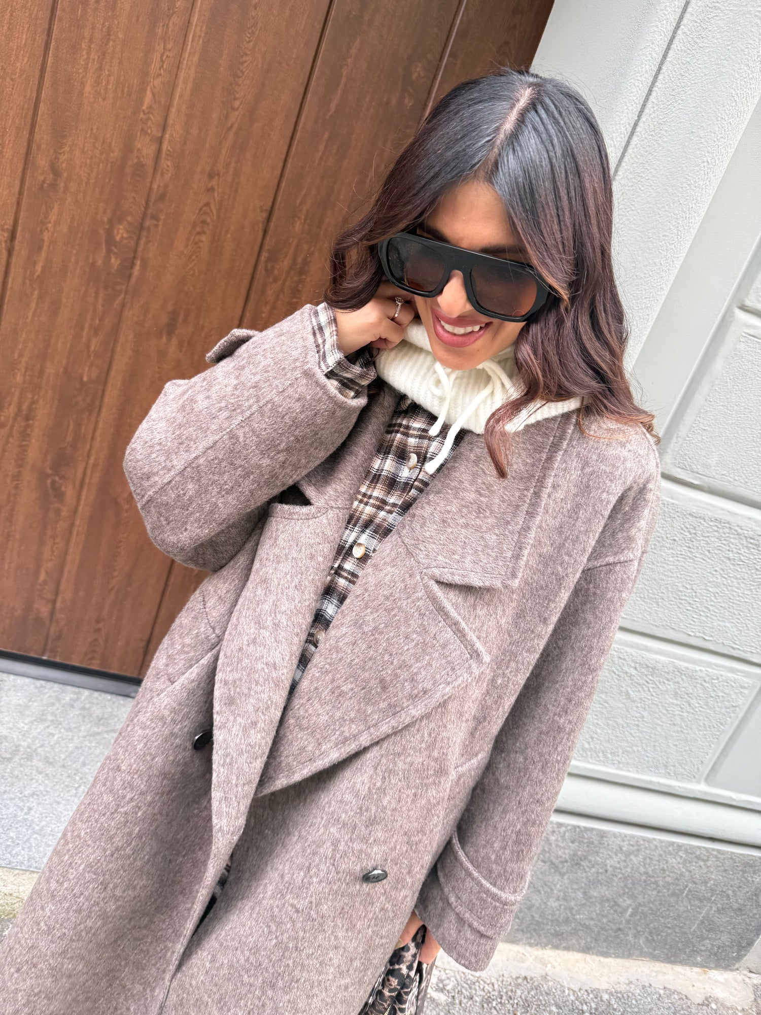 Cappotto lungo over “Wool” VICOLO