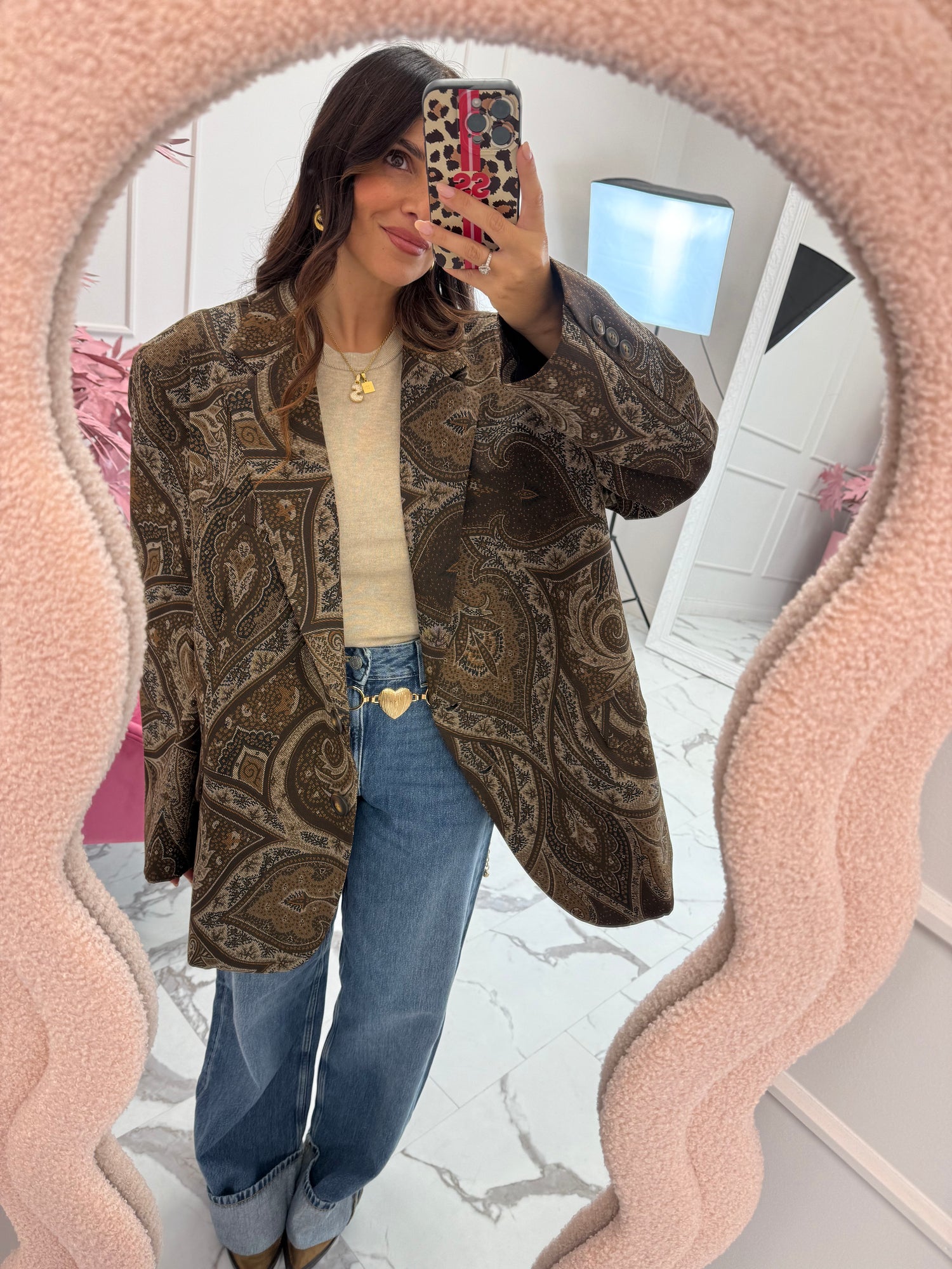 Blazer over “Cashmere” LUMINA