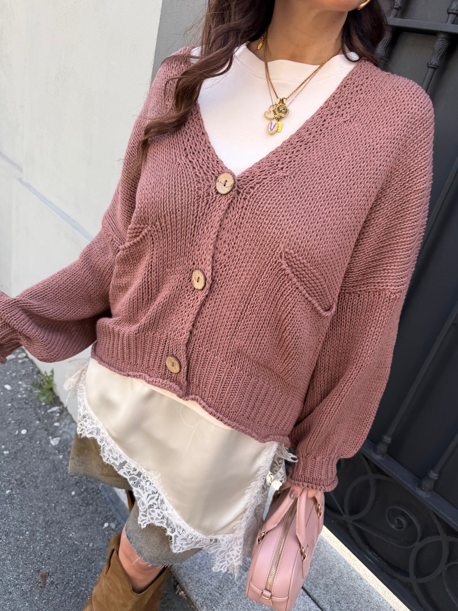 Cardigan in maglia “Flora” HAVE ONE