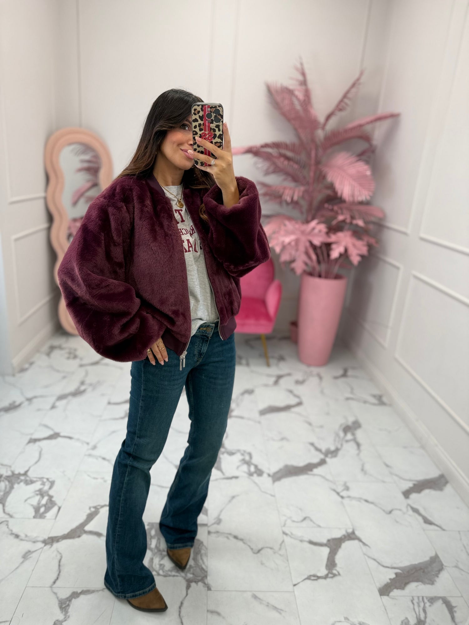 Bomber pelliccia “Dana” ONLY