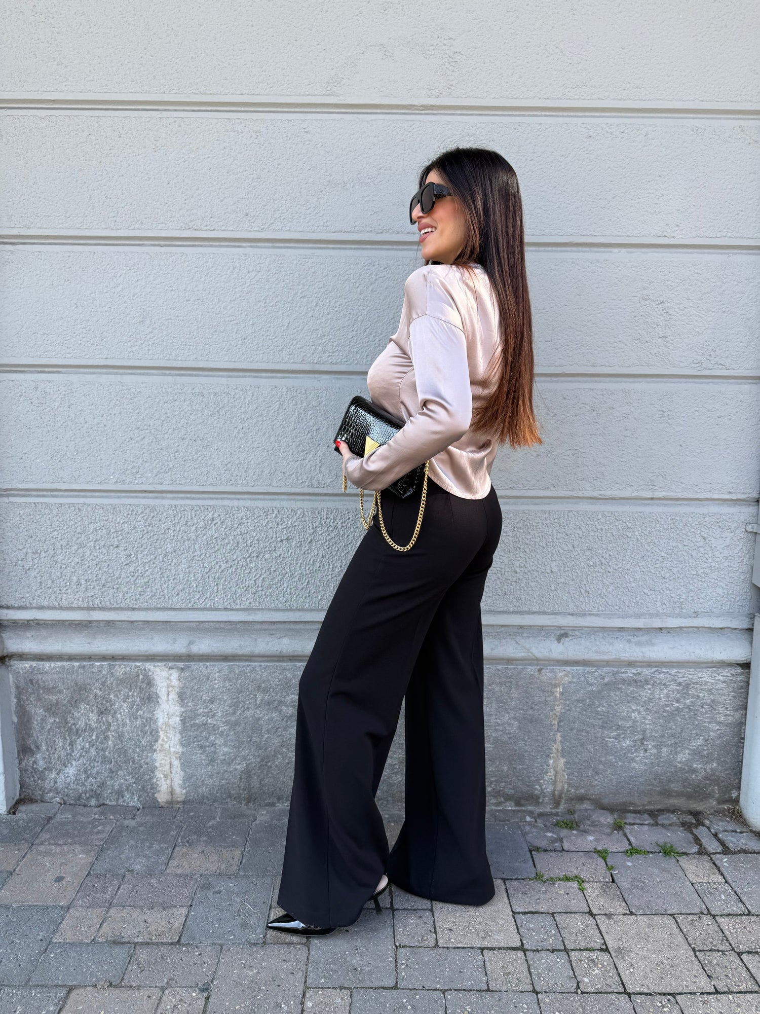 Pantalone tailleur palazzo “Gloria” VICOLO