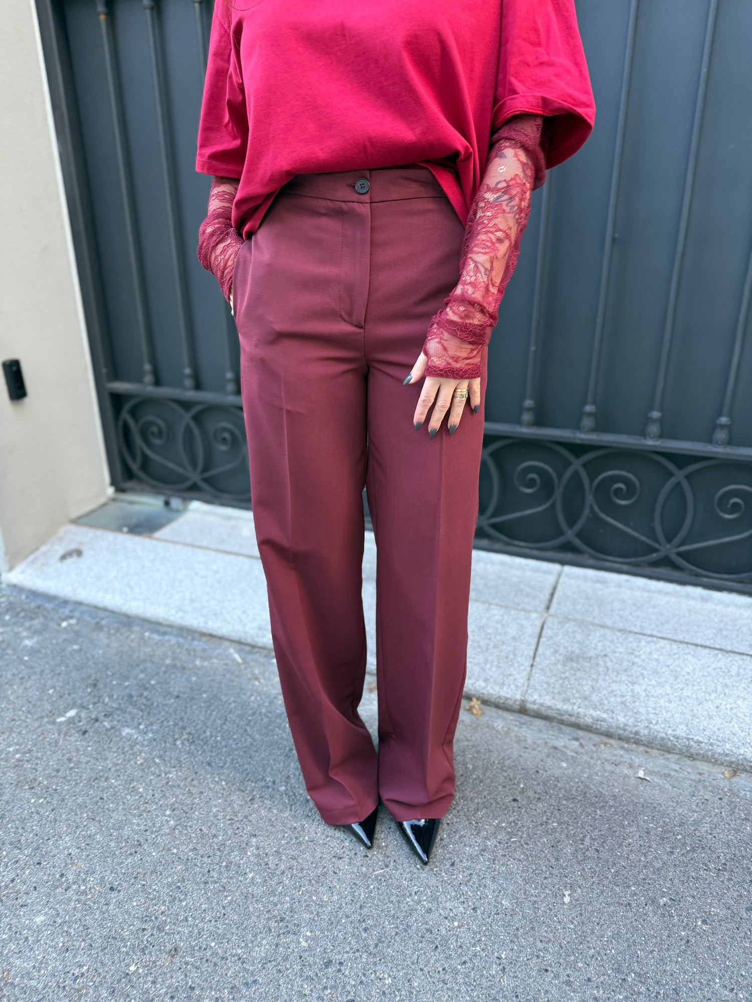 Pantalone tailleur “Bianca” VICOLO