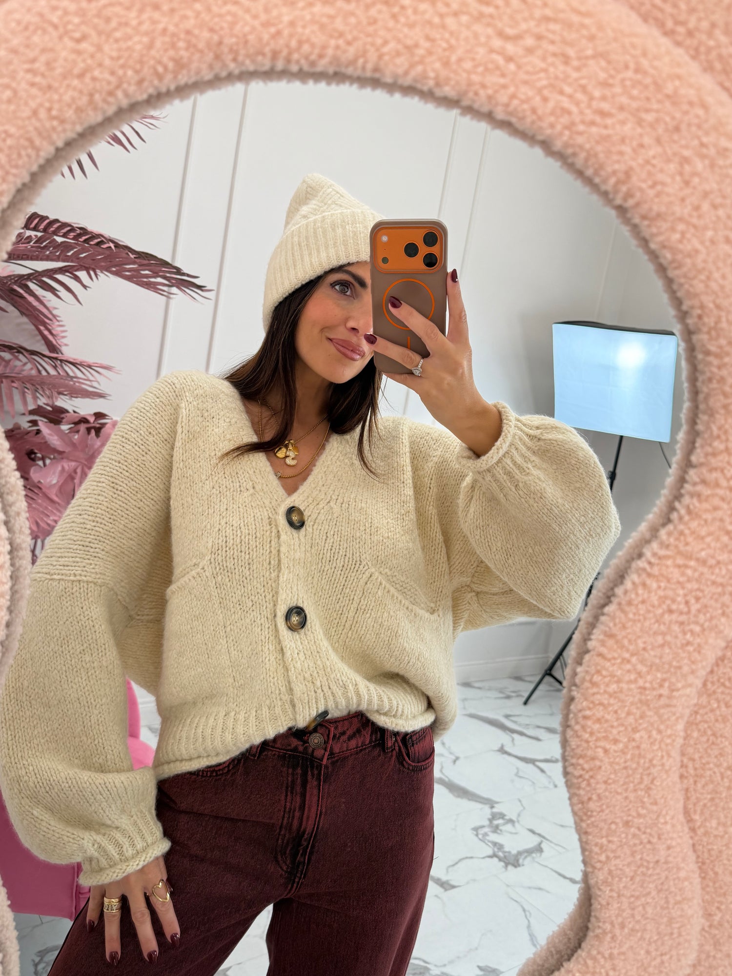 Cardigan in maglia bottoni HAVE ONE