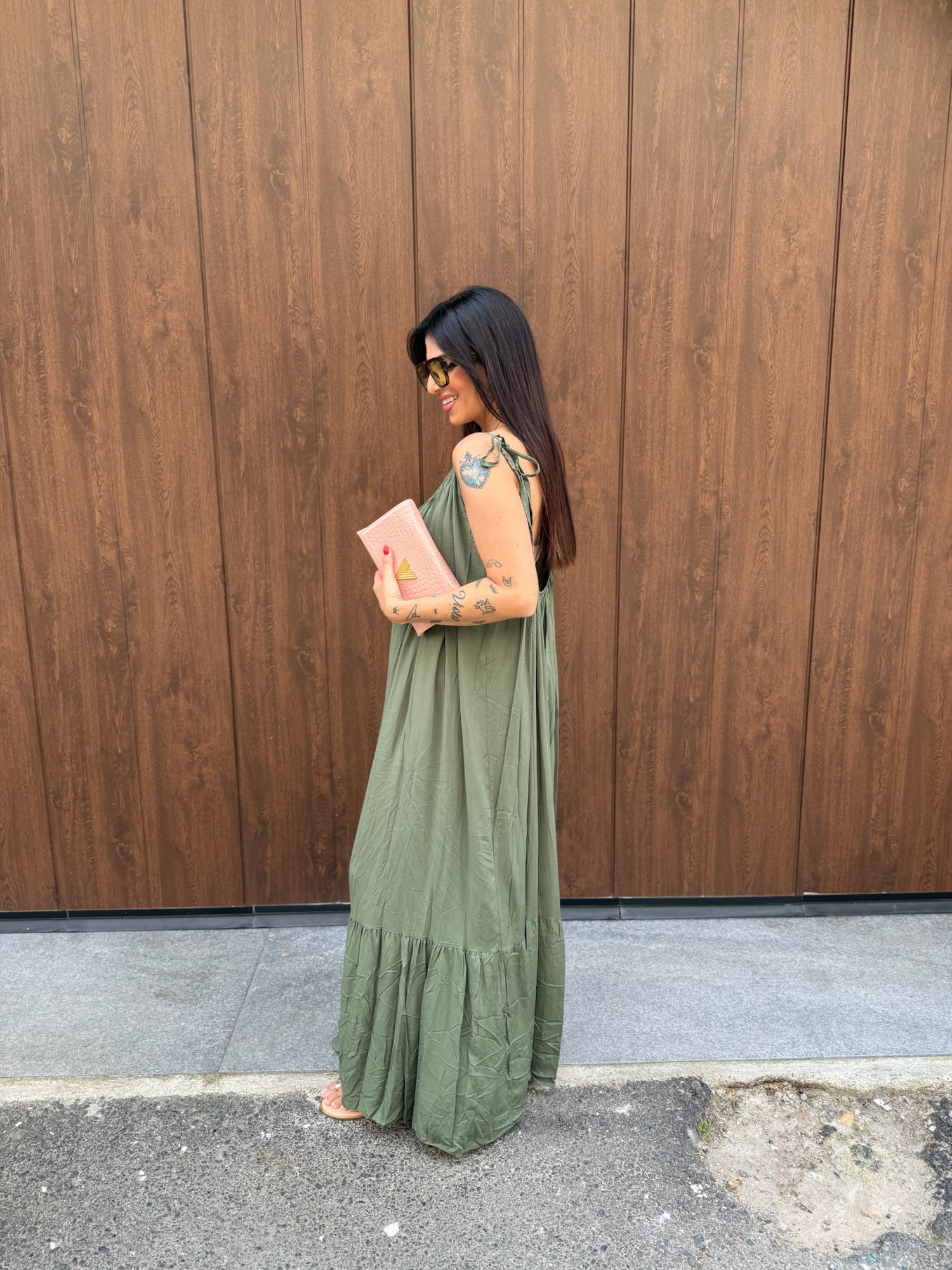 Abito lungo viscosa “Virginia” LIP