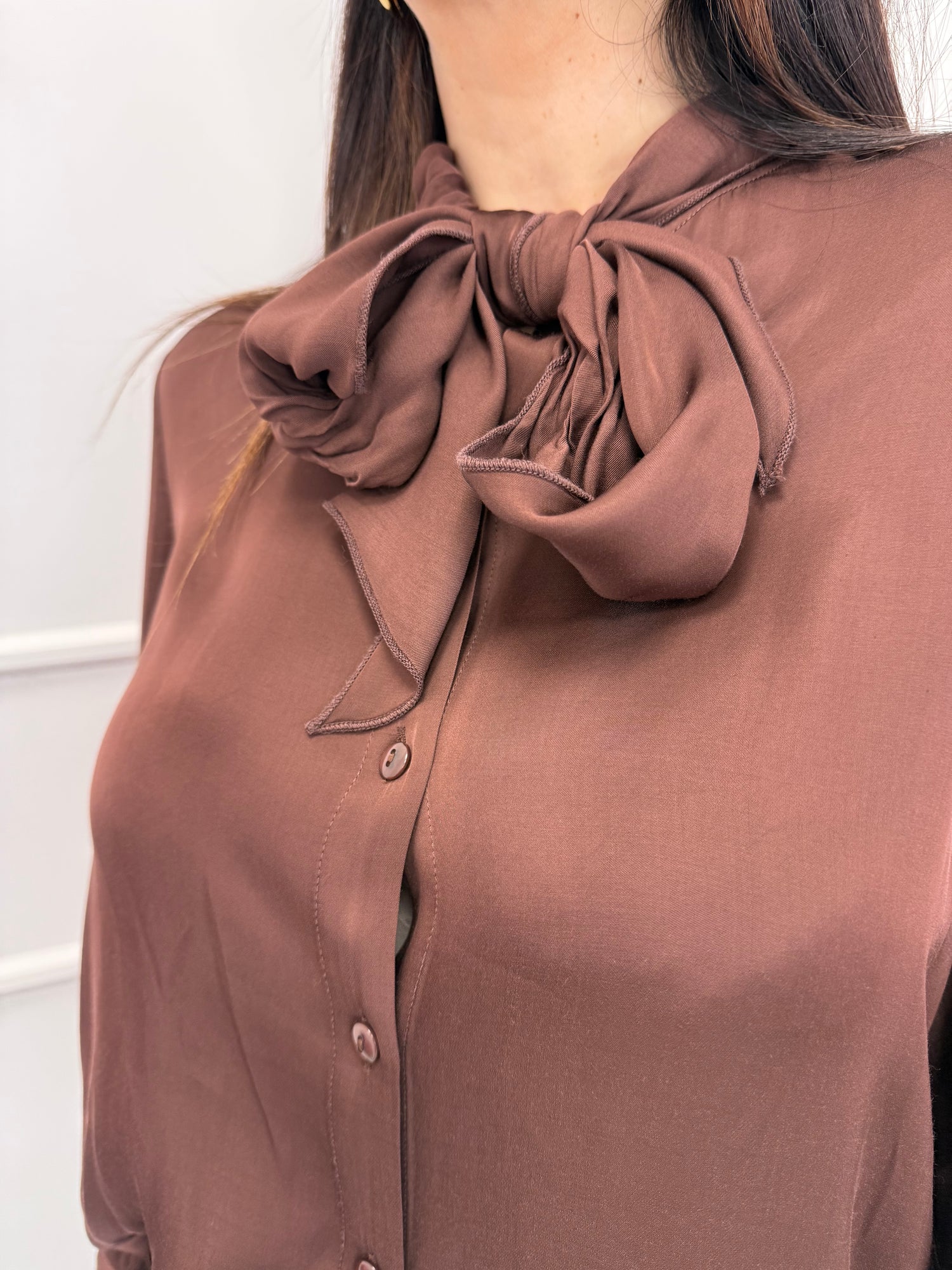 Camicia fiocco “Raso” HAVE ONE