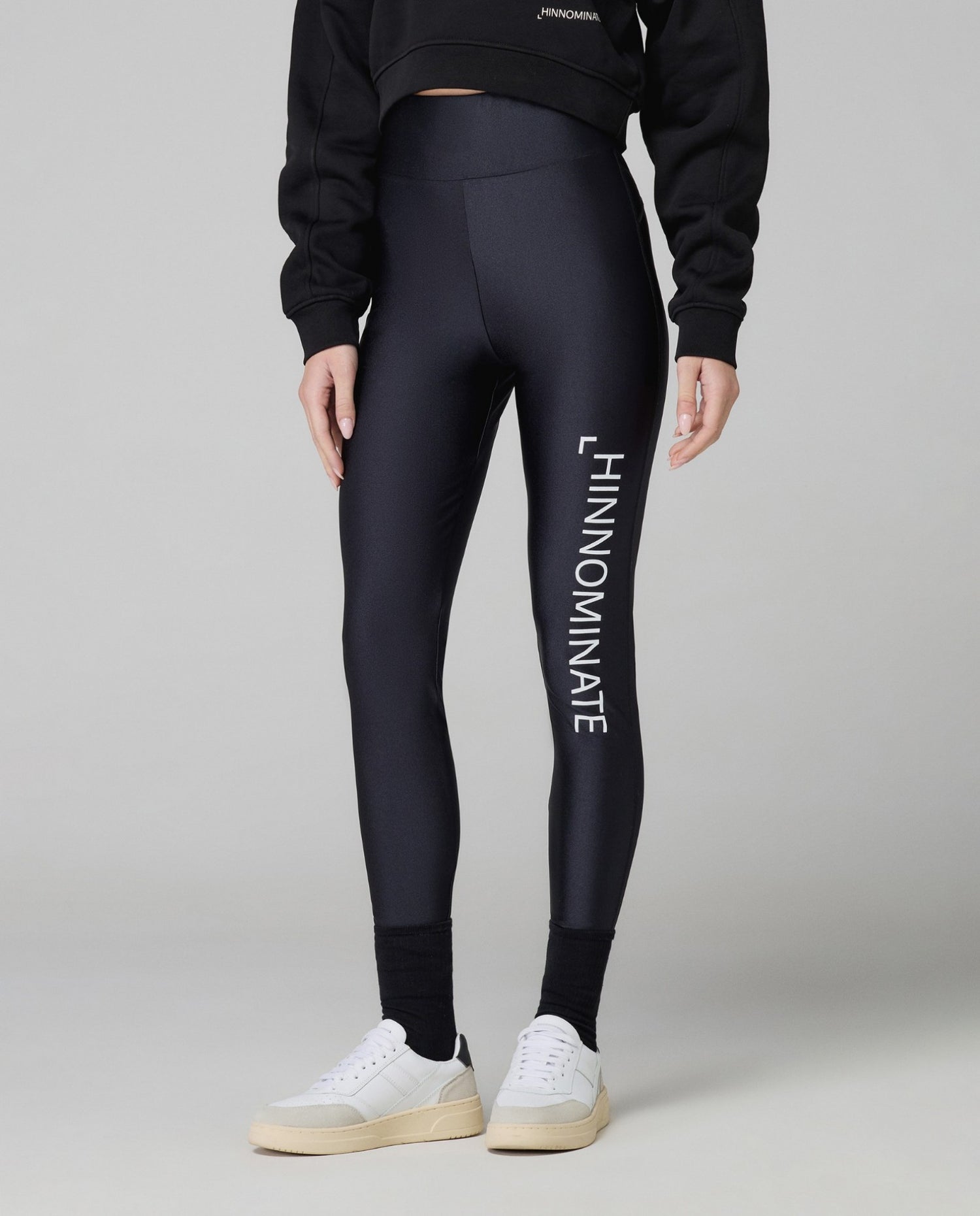 Leggings a vita alta in lycra lucida NEW HINNOMINATE