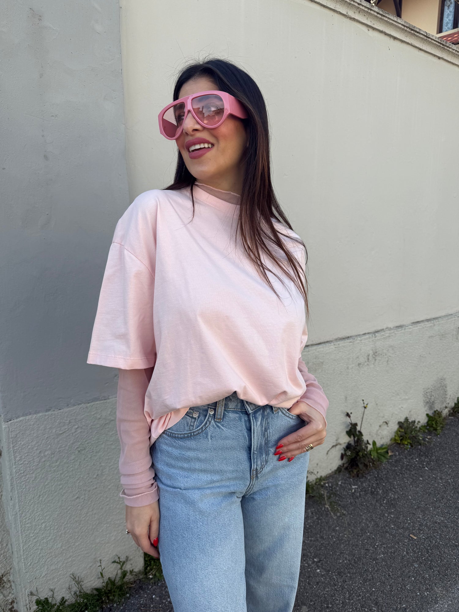 T-shirt over “Tulle” VICOLO