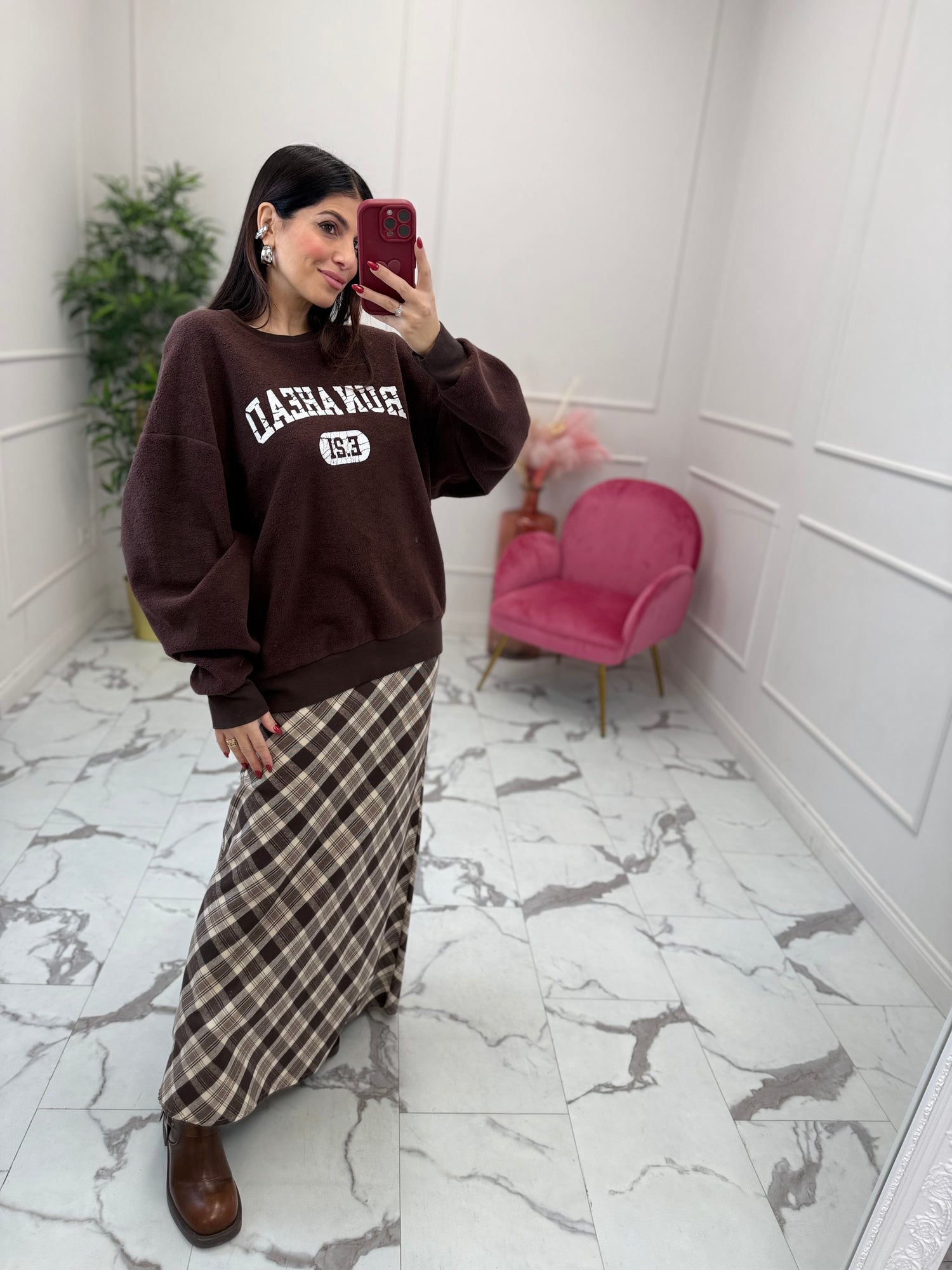 Gonna lunga quadri HAVE ONE