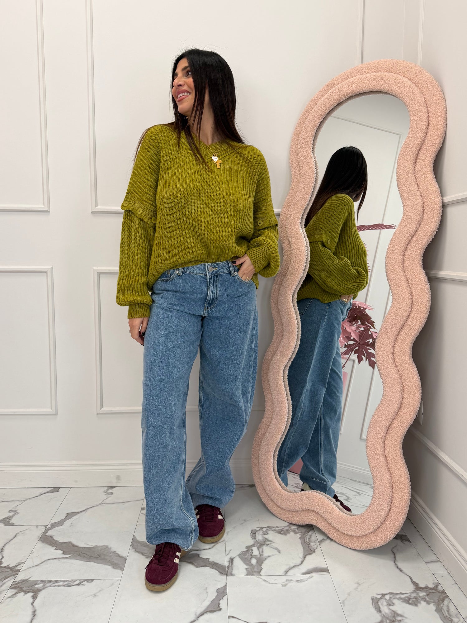 Maglione “Buttons” LUMINA