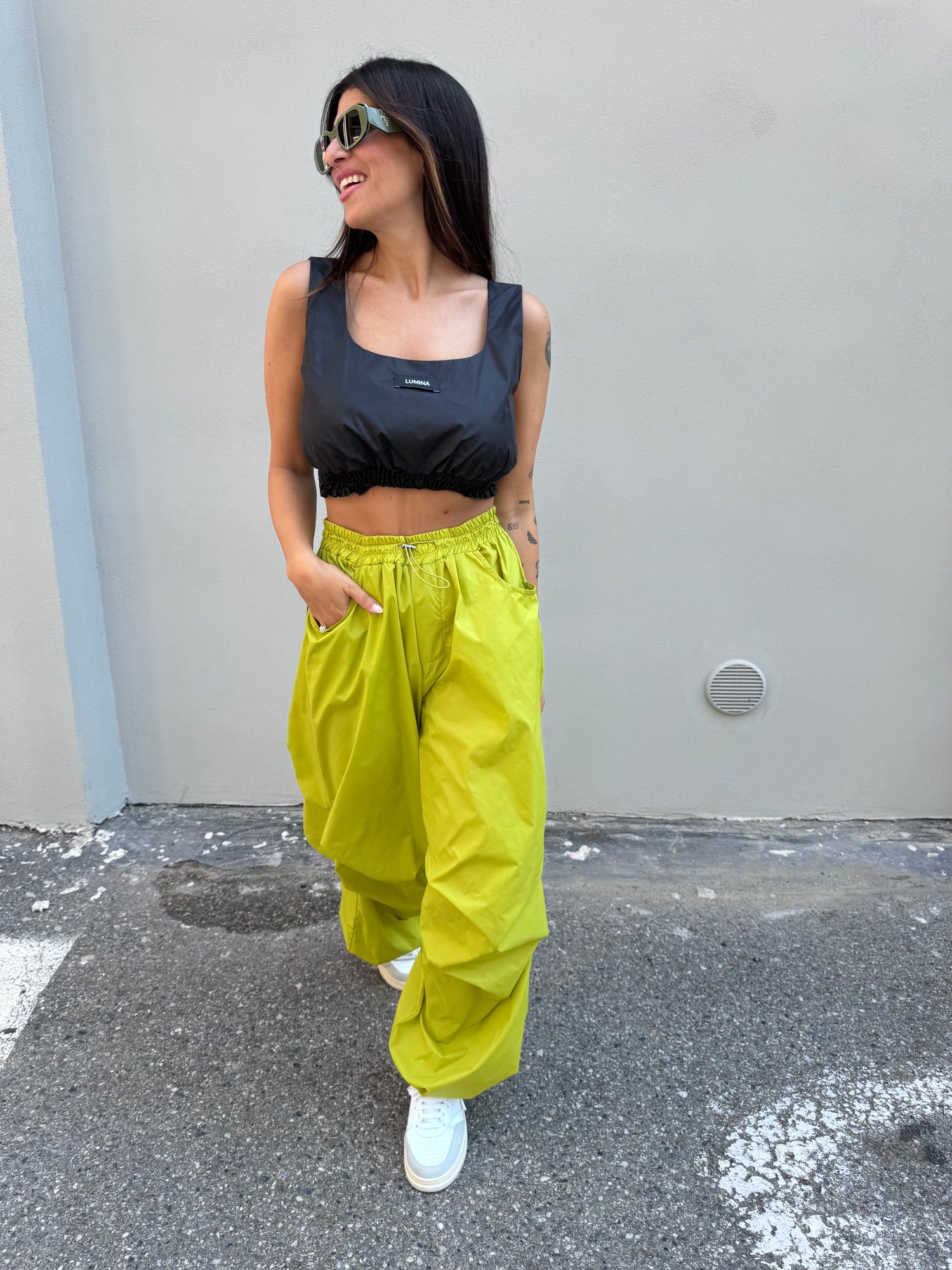 Pantalone parachute LUMINA