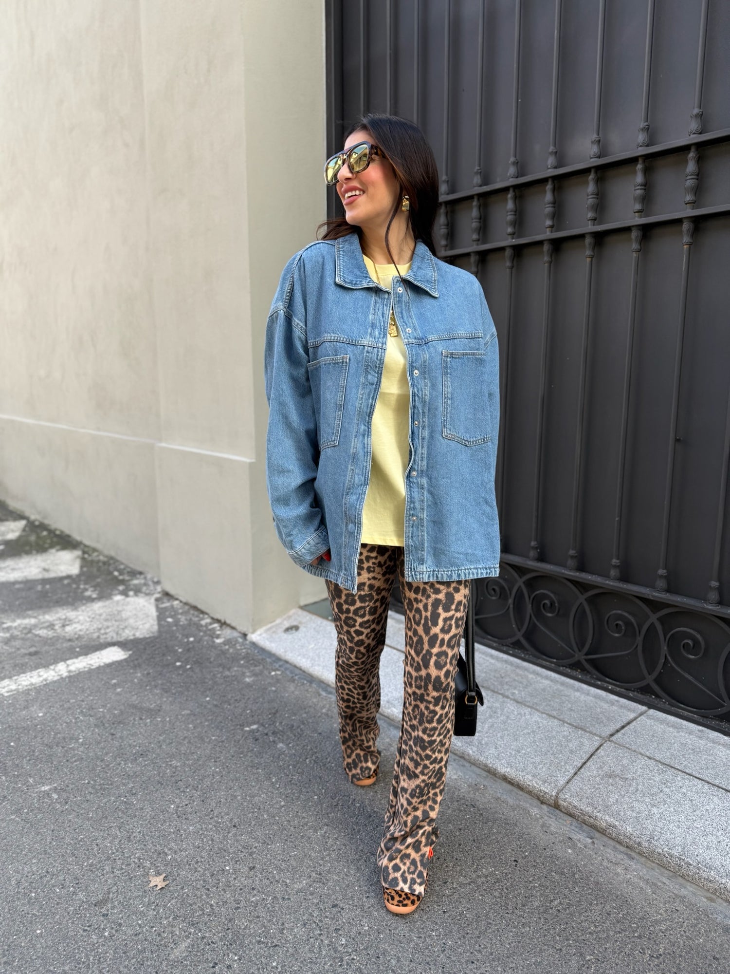 Pantalone Leopard zampa “Nancy” JJXX