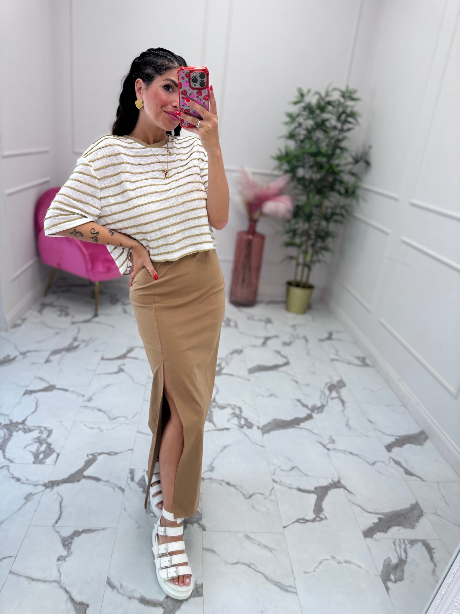 Gonna lunga punto milano “Summer” LUMINA