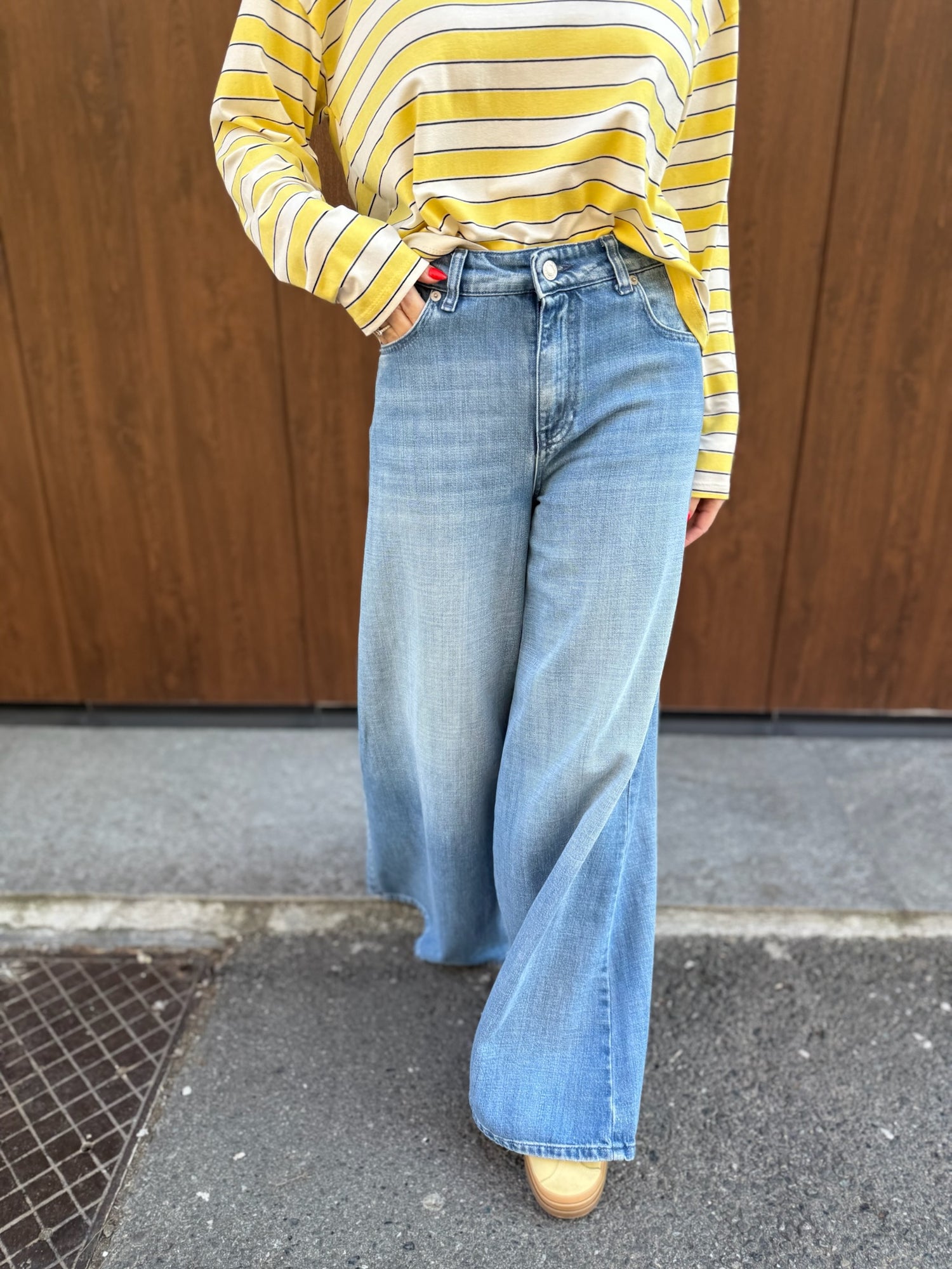 Jeans palazzo “Lucy” VICOLO