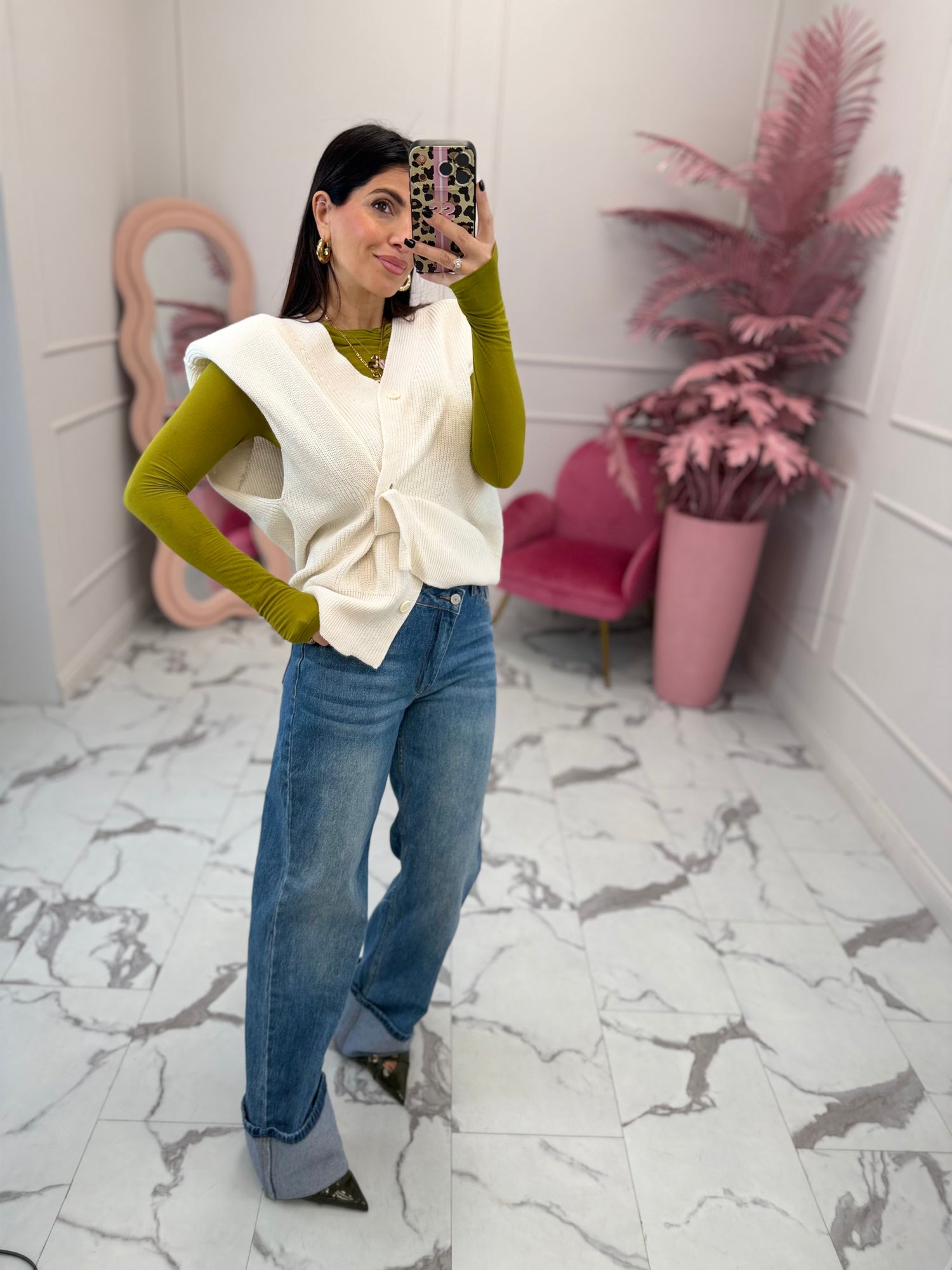 Gilet bottone lato “Gaia” HAVE ONE