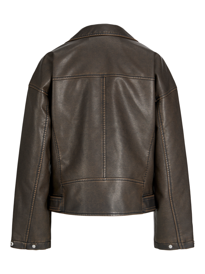 Chiodo over ecopelle “Frida” JJXX