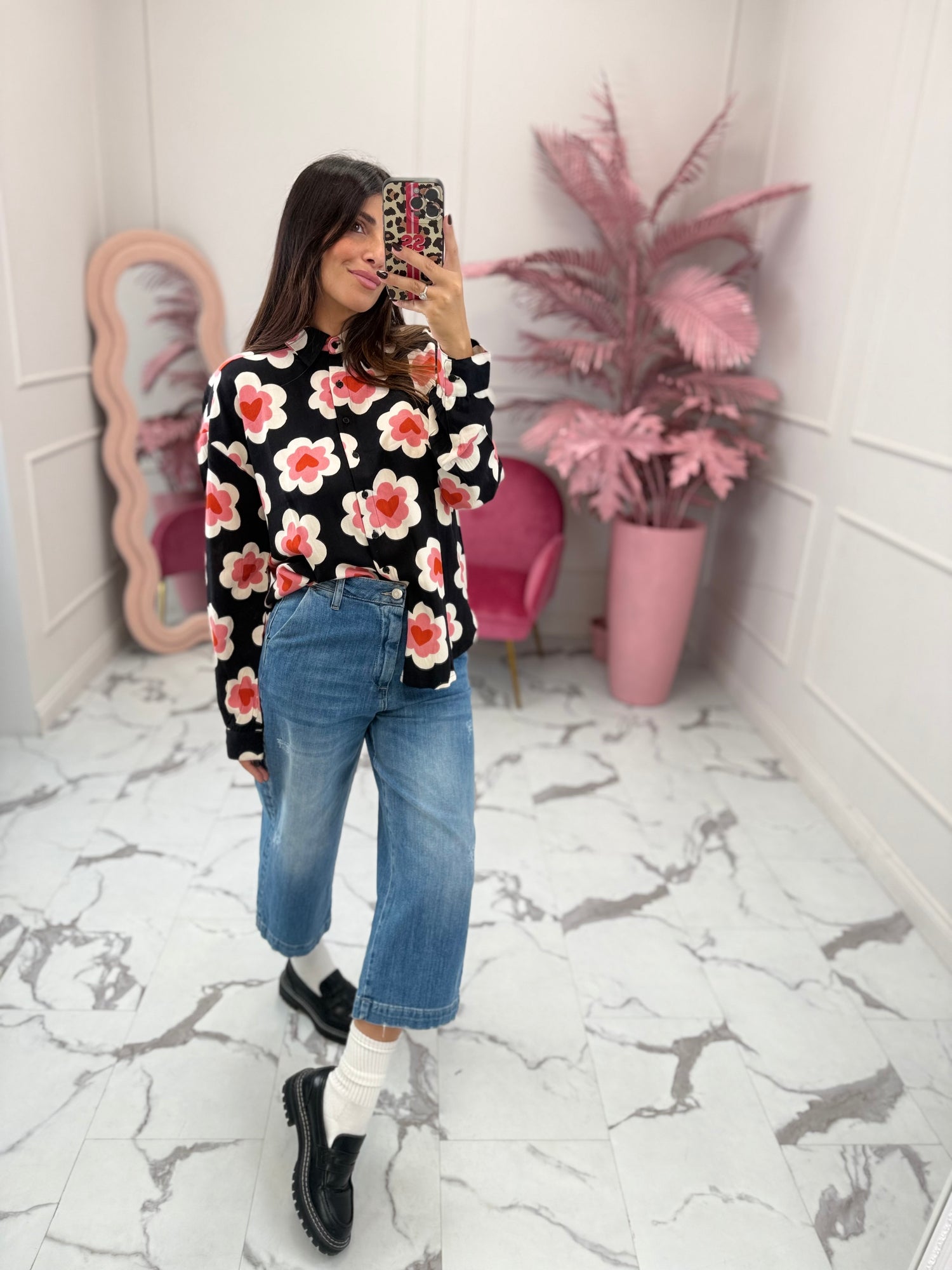 Camicia “Flower heart” COMPANIA FANTASTICA