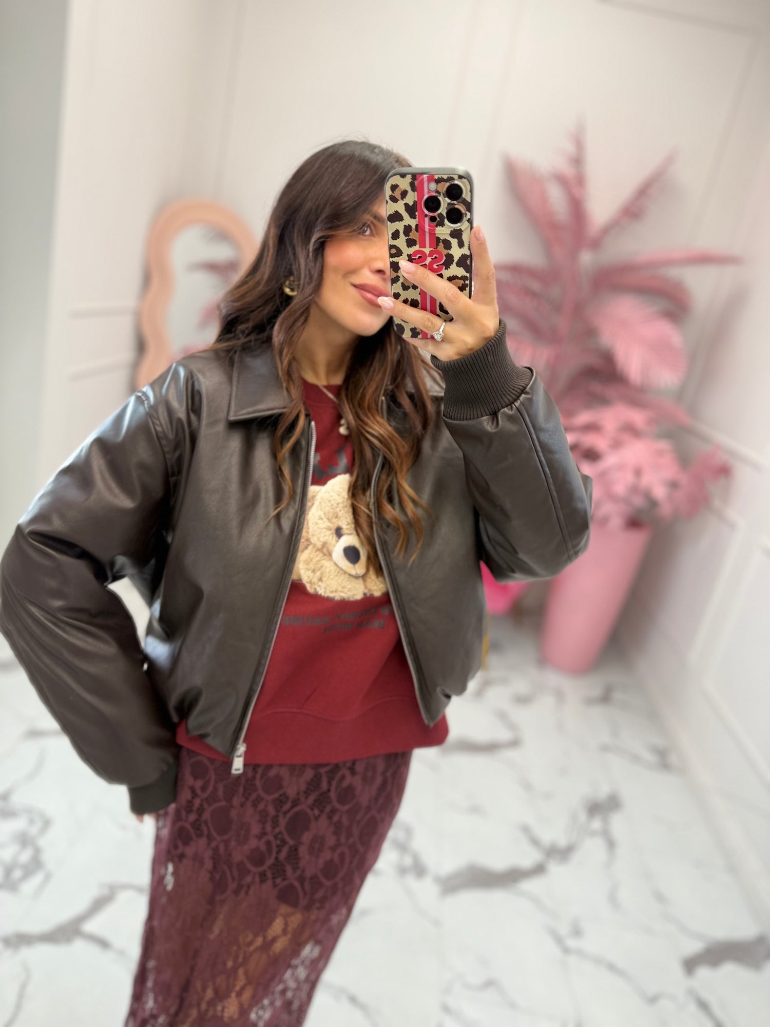 Bomber ecopelle “Marie” ONLY