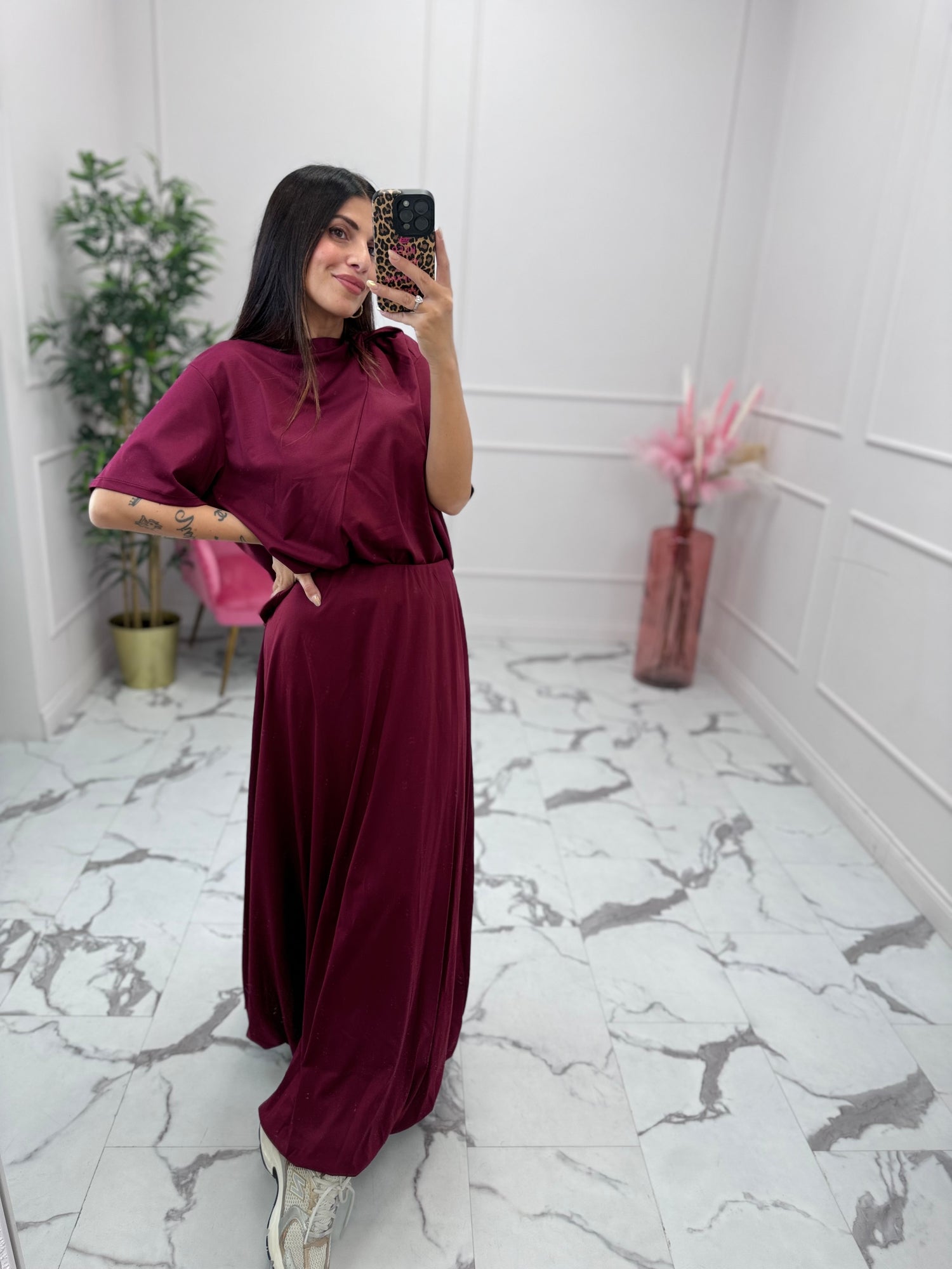 Gonna lunga a palloncino “Free time” LUMINA