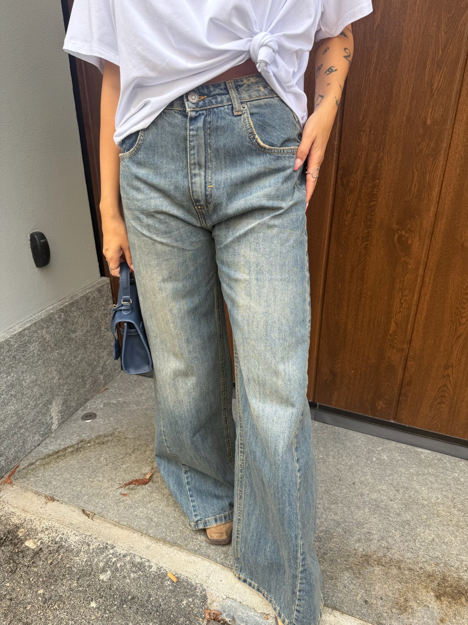 Jeans palazzo “NEW Nathalie” VICOLO