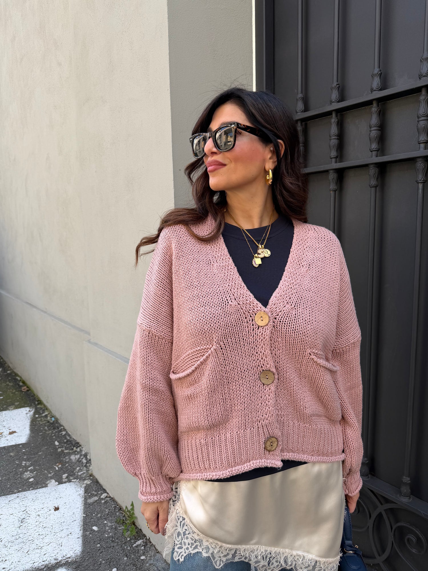 Cardigan in maglia “Flora” HAVE ONE