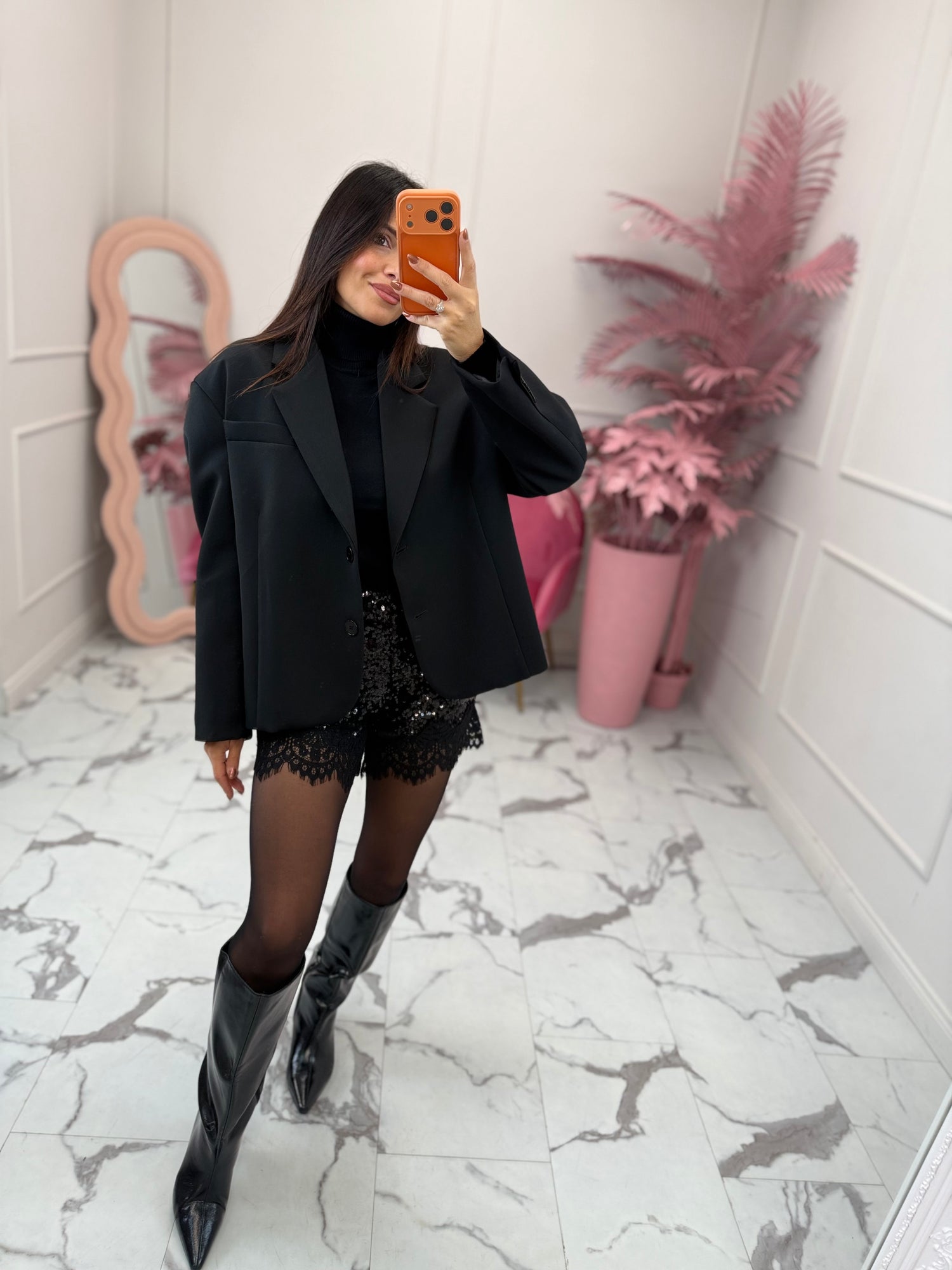 Shorts “Lace paillettes” LIP