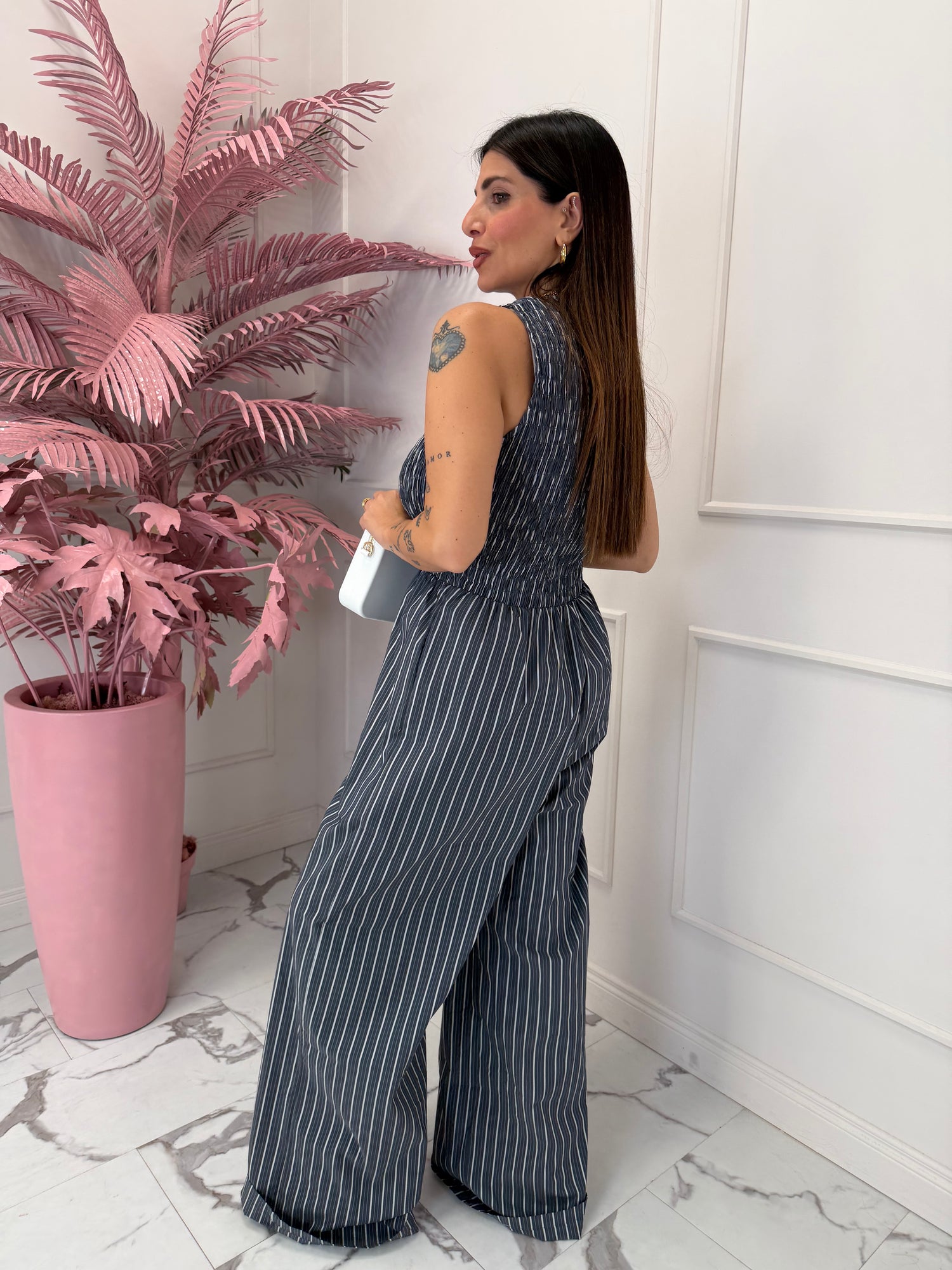 Tuta righe GLAMOROUS