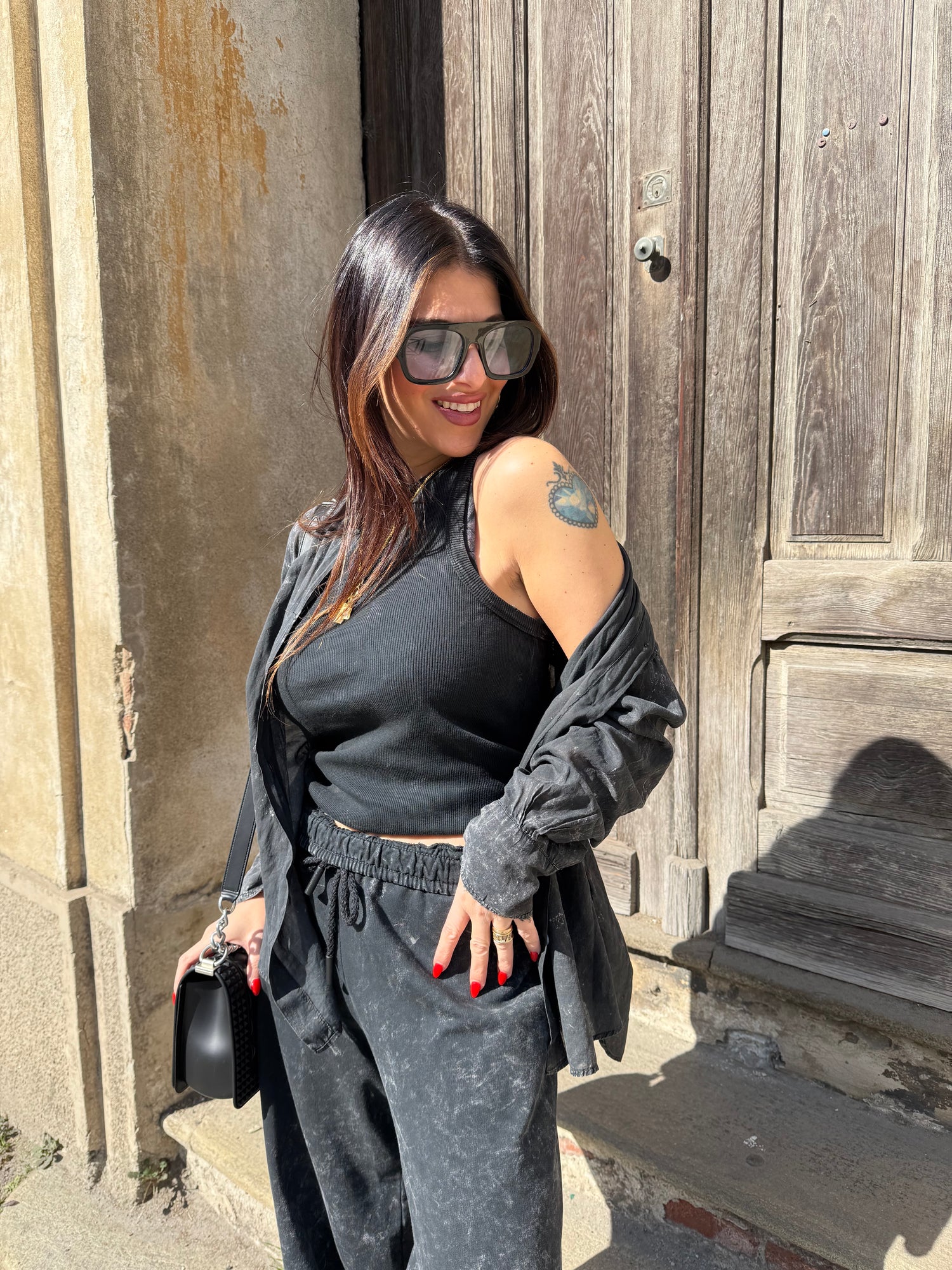 Canotta “Stone wash” VICOLO