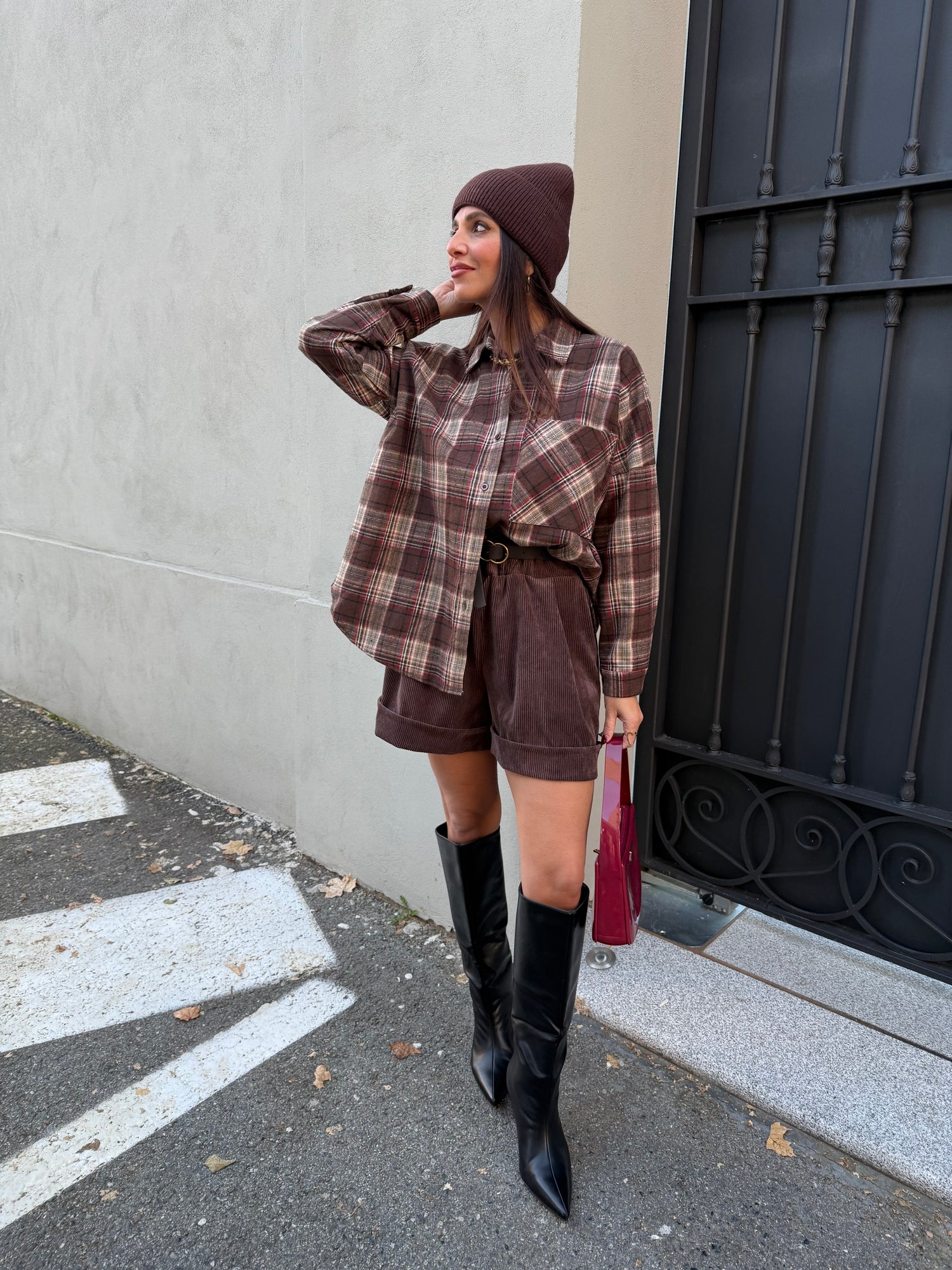 Shorts velluto costine LIP