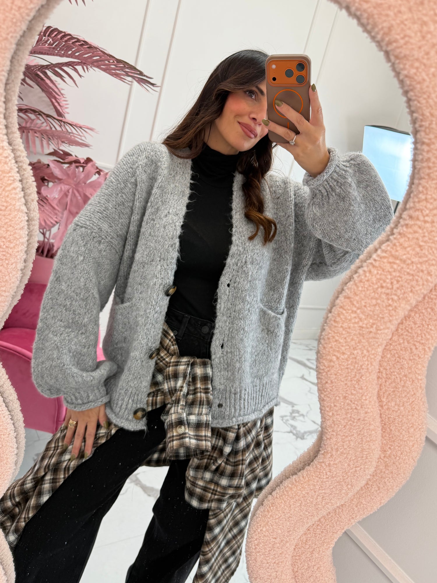 Cardigan in maglia bottoni HAVE ONE