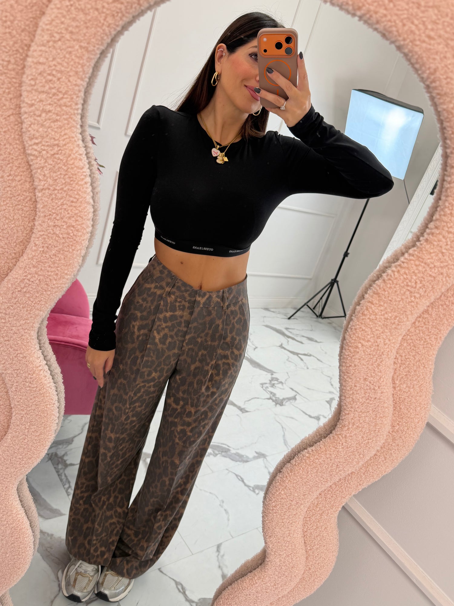 Maglia crop “Logo” GUESS JEANS