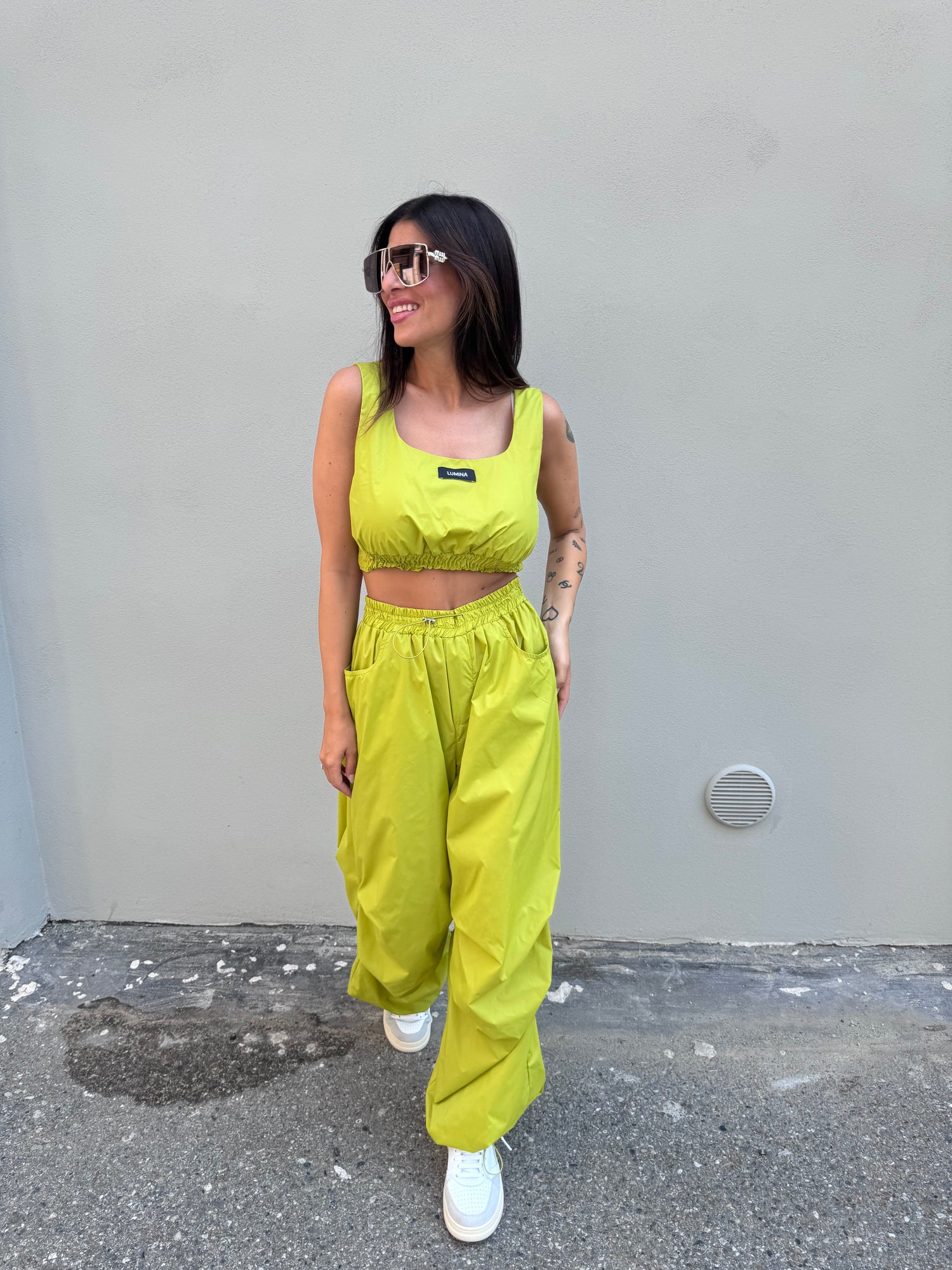 Pantalone parachute LUMINA