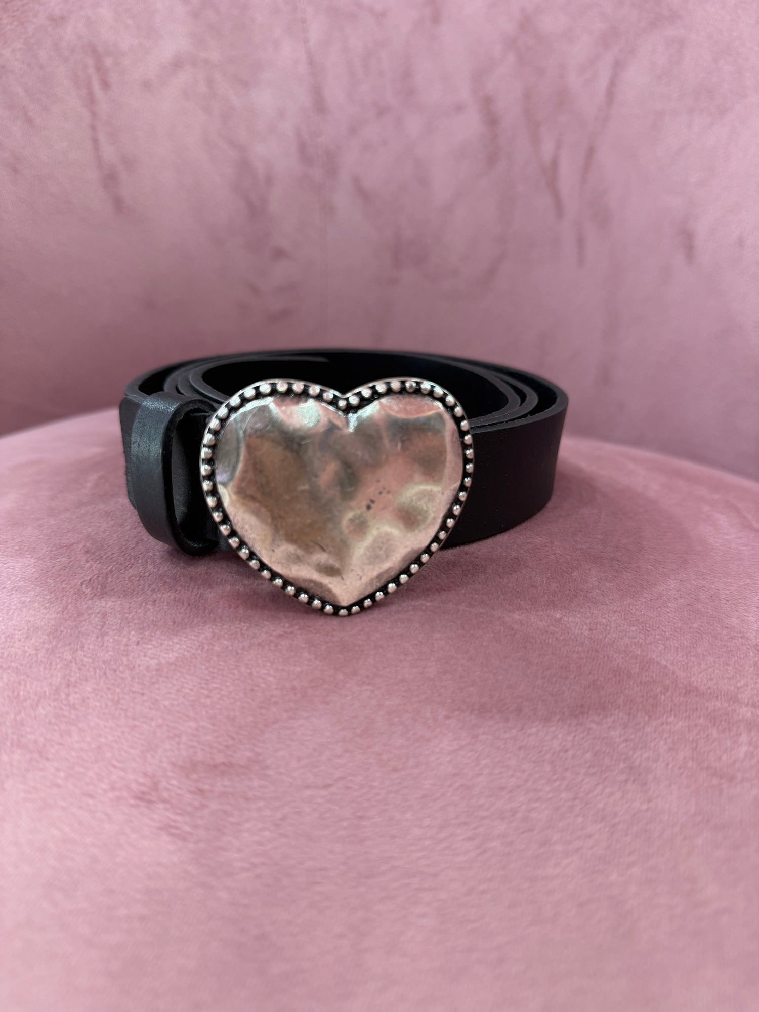 Cintura in vero cuoio “Heart” VICOLO