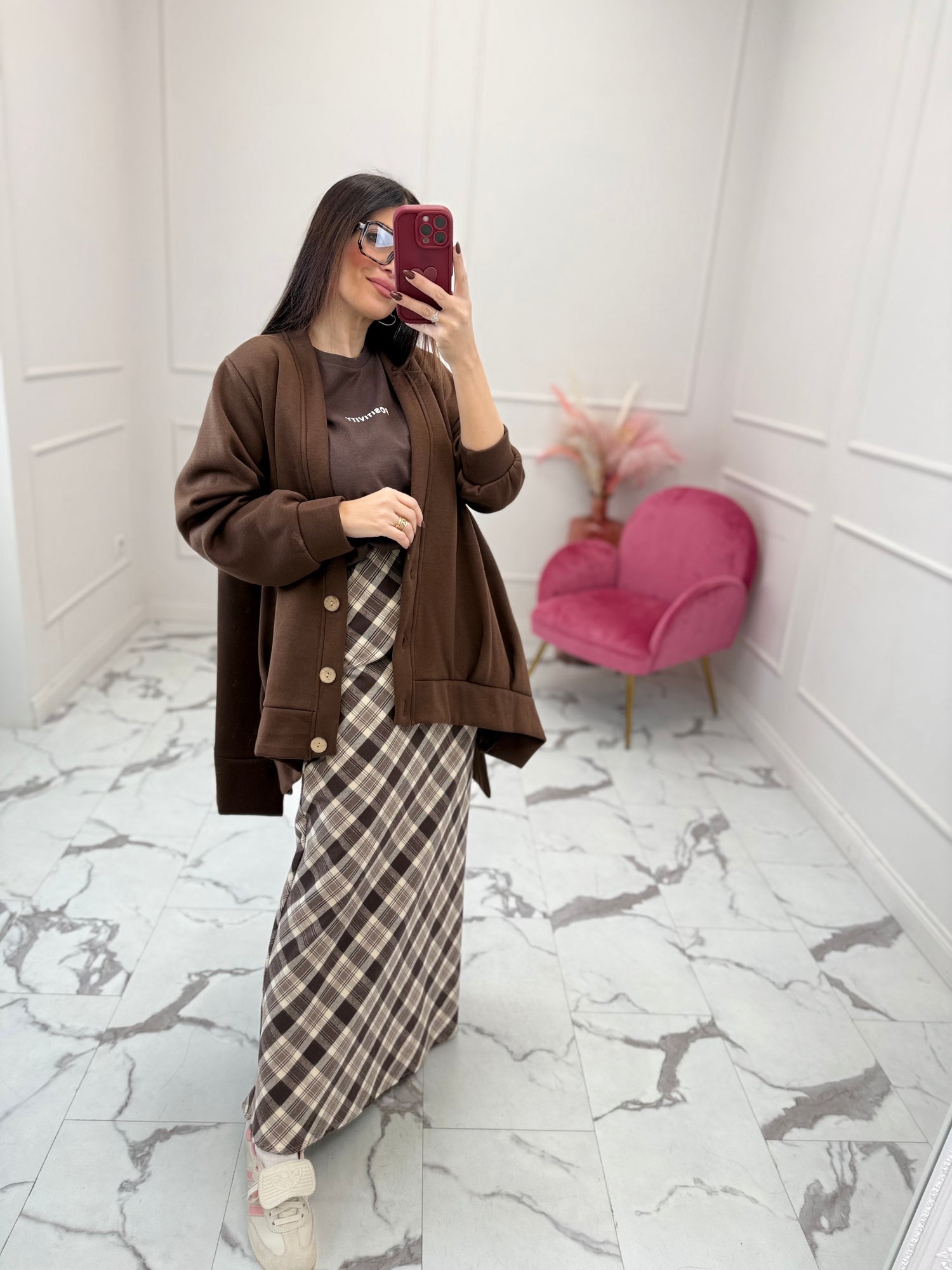 Gonna lunga quadri HAVE ONE