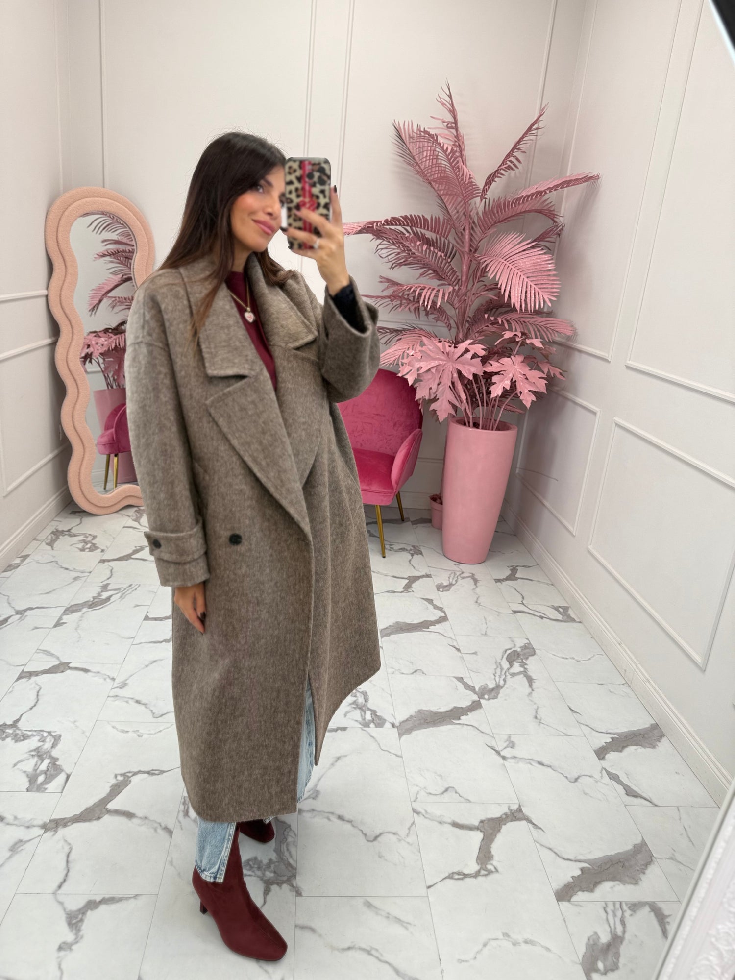 Cappotto lungo over “Wool” VICOLO