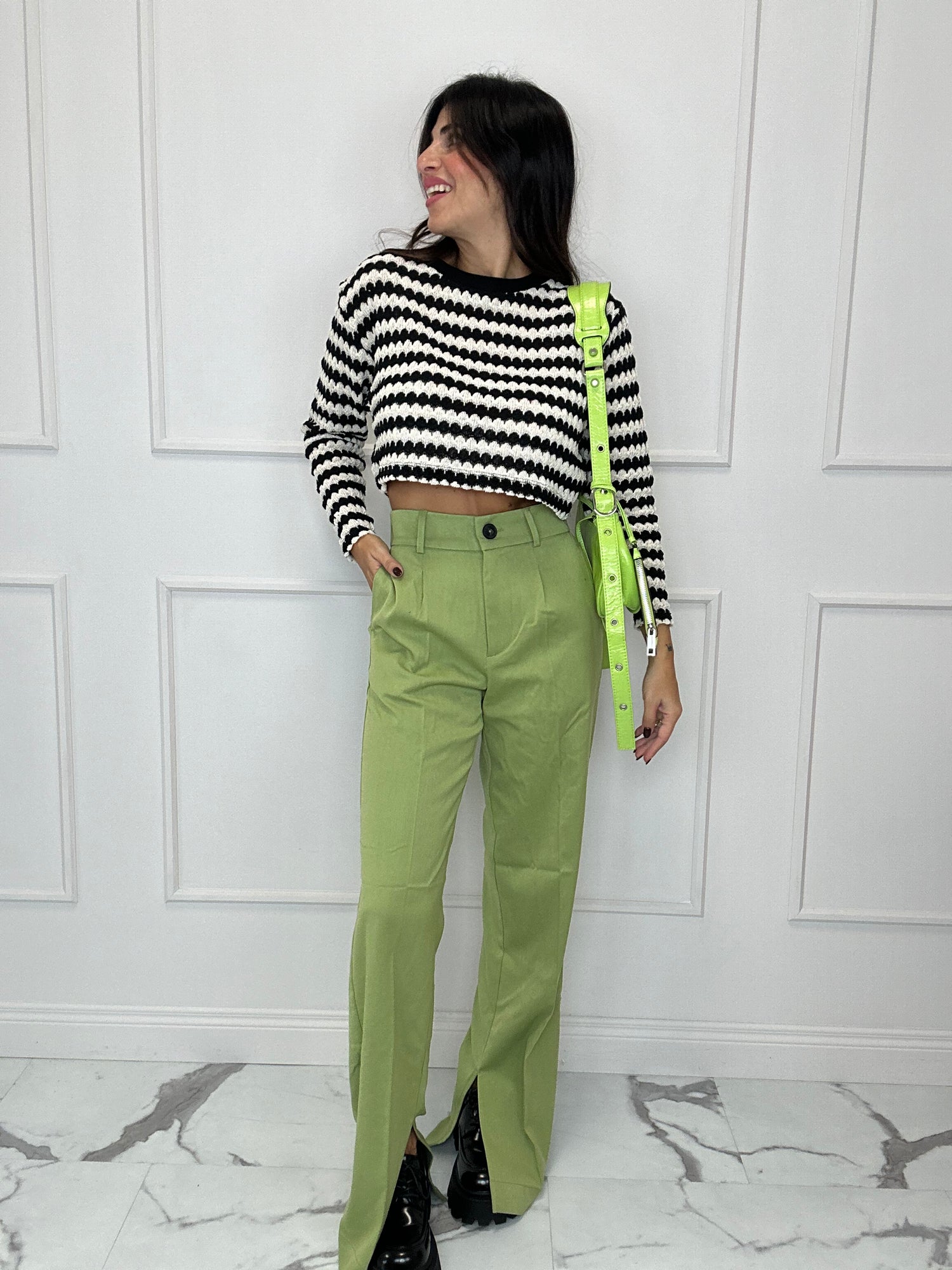 Pantalone “Classic” spacco 24COLOURS