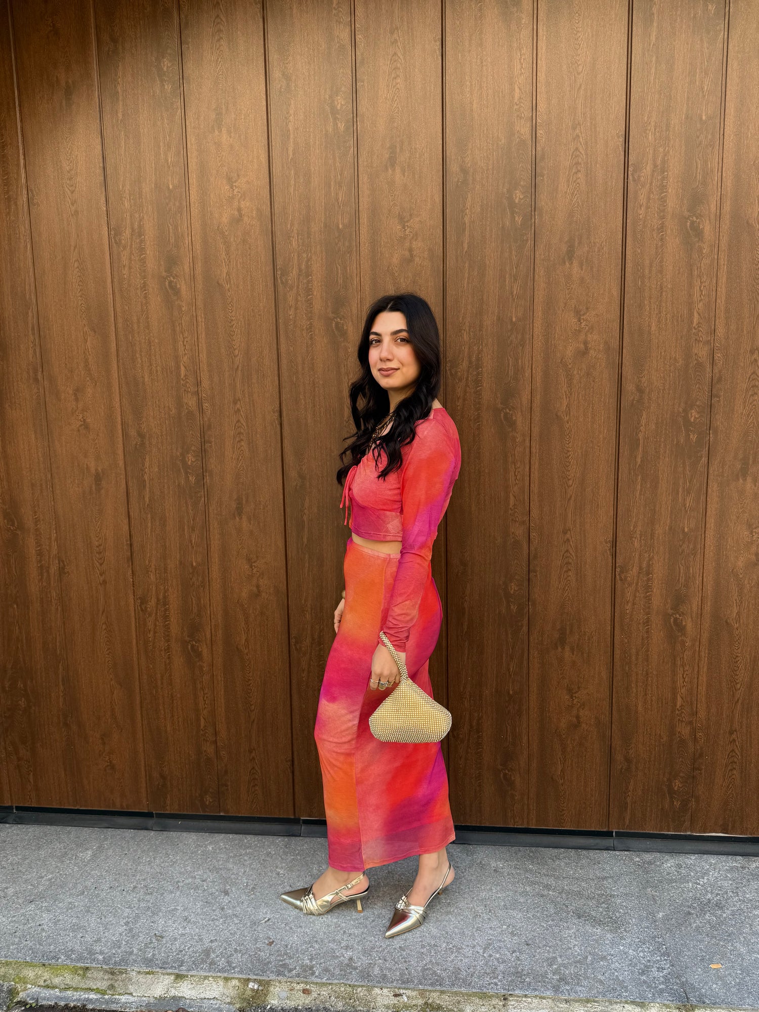 Maglia Crop “Tie Dye” GLAMOROUS