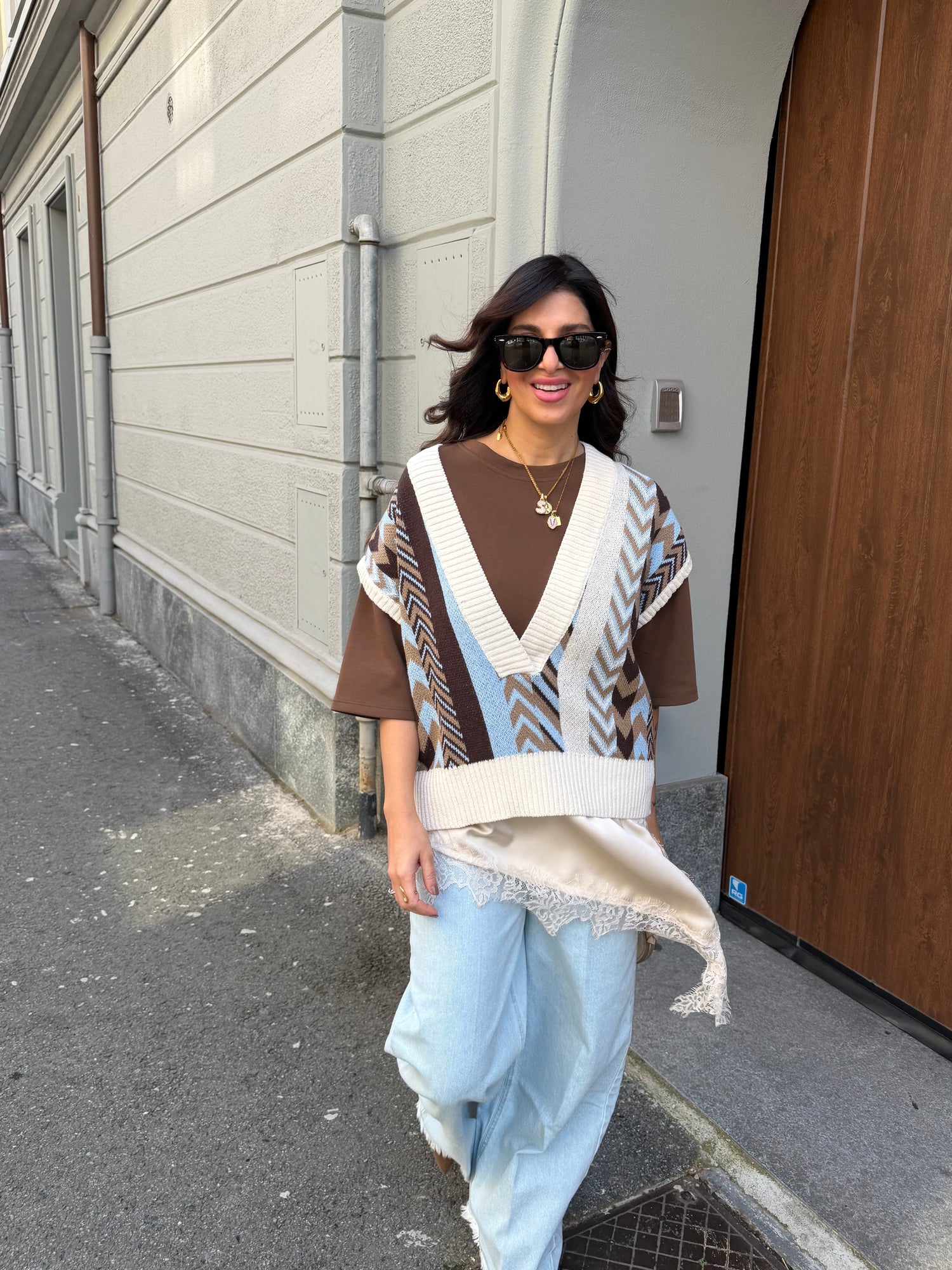 Gilet “Jacquard” HAVE ONE