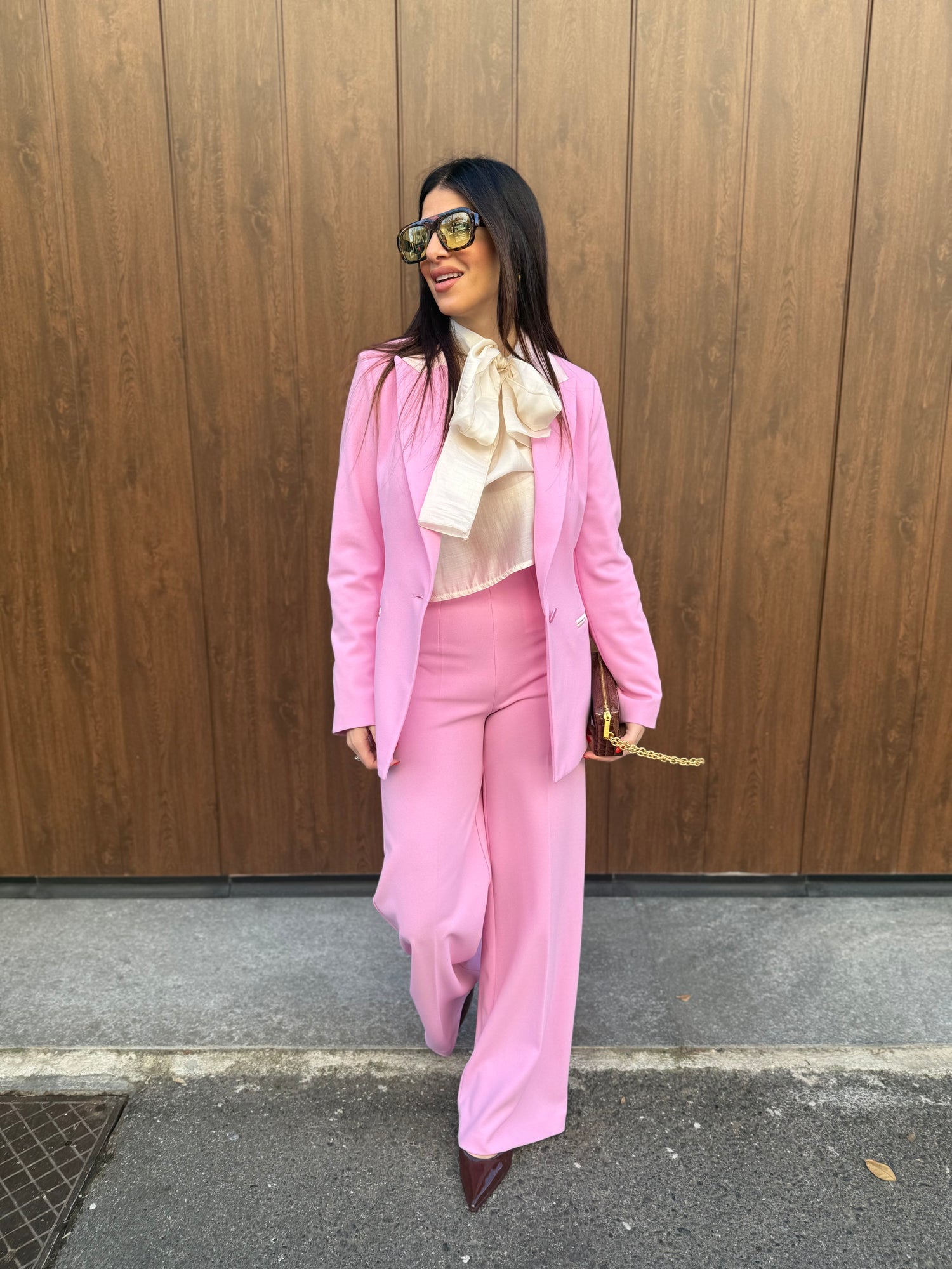 Pantalone tailleur palazzo “Gloria” VICOLO