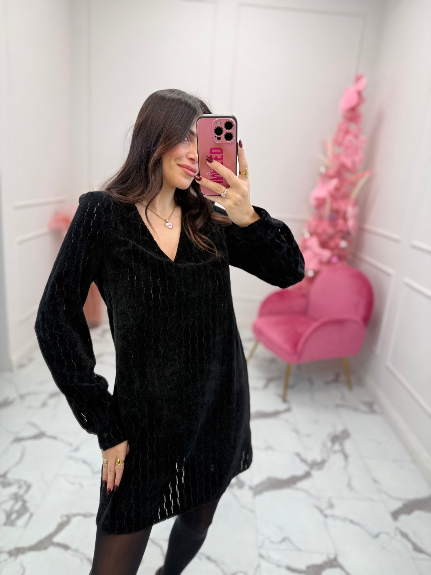 Abito velluto LUMINA