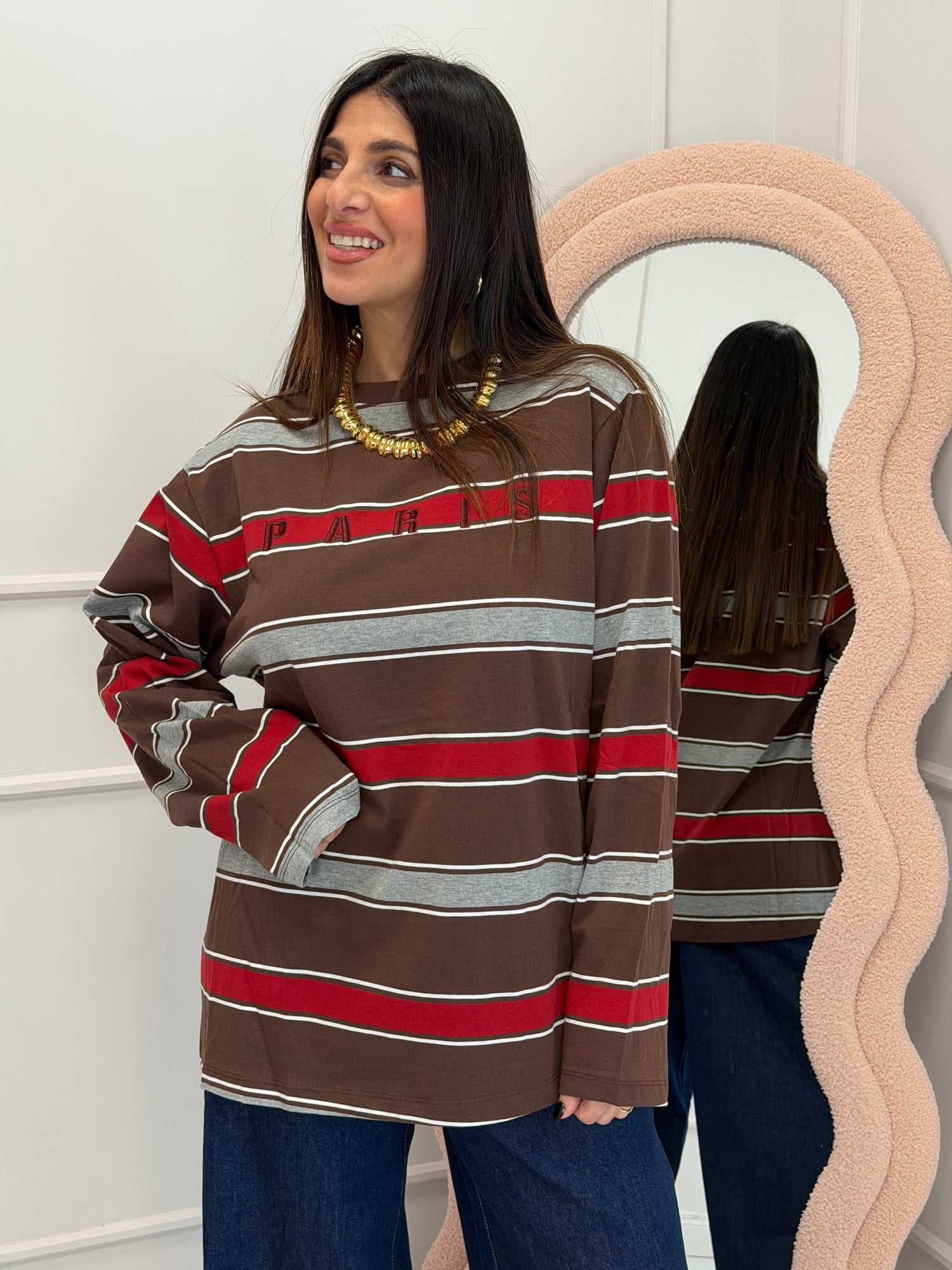 T-shirt manica lunga “Paris” MONIQUE