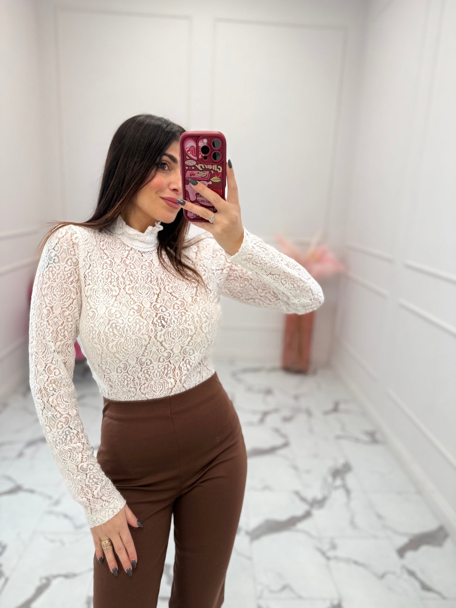 Body in pizzo oblò HAVE ONE