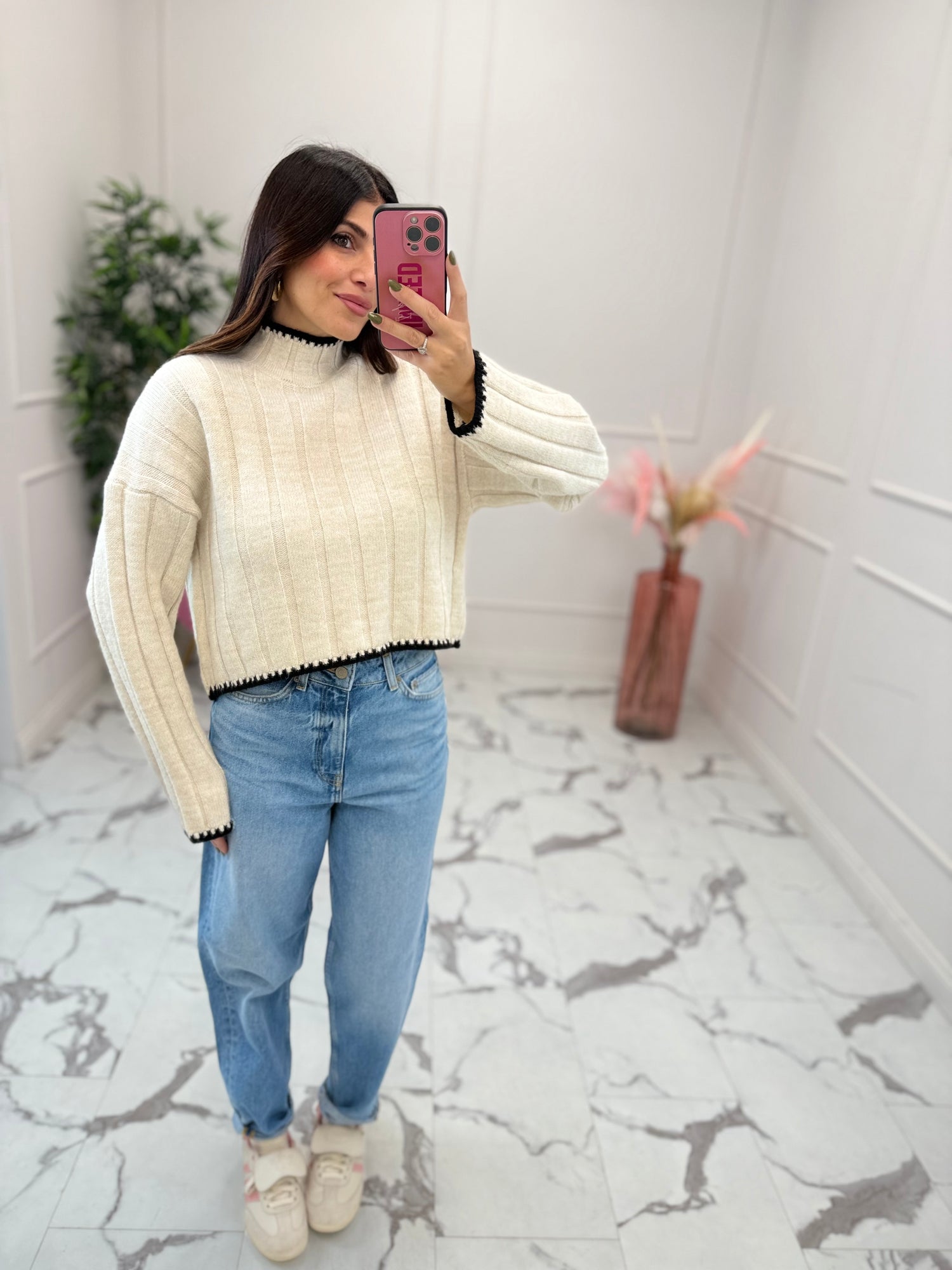 Jeans mom “Lisbon medium blue” JJXX