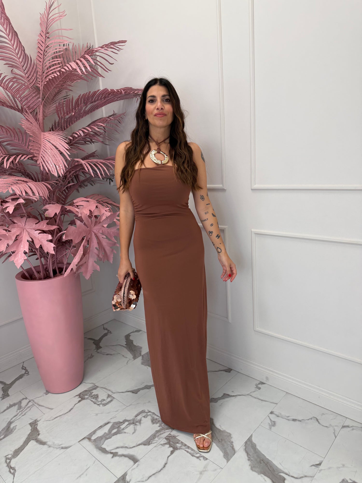 Abito lungo “Yasmin” GLAMOROUS