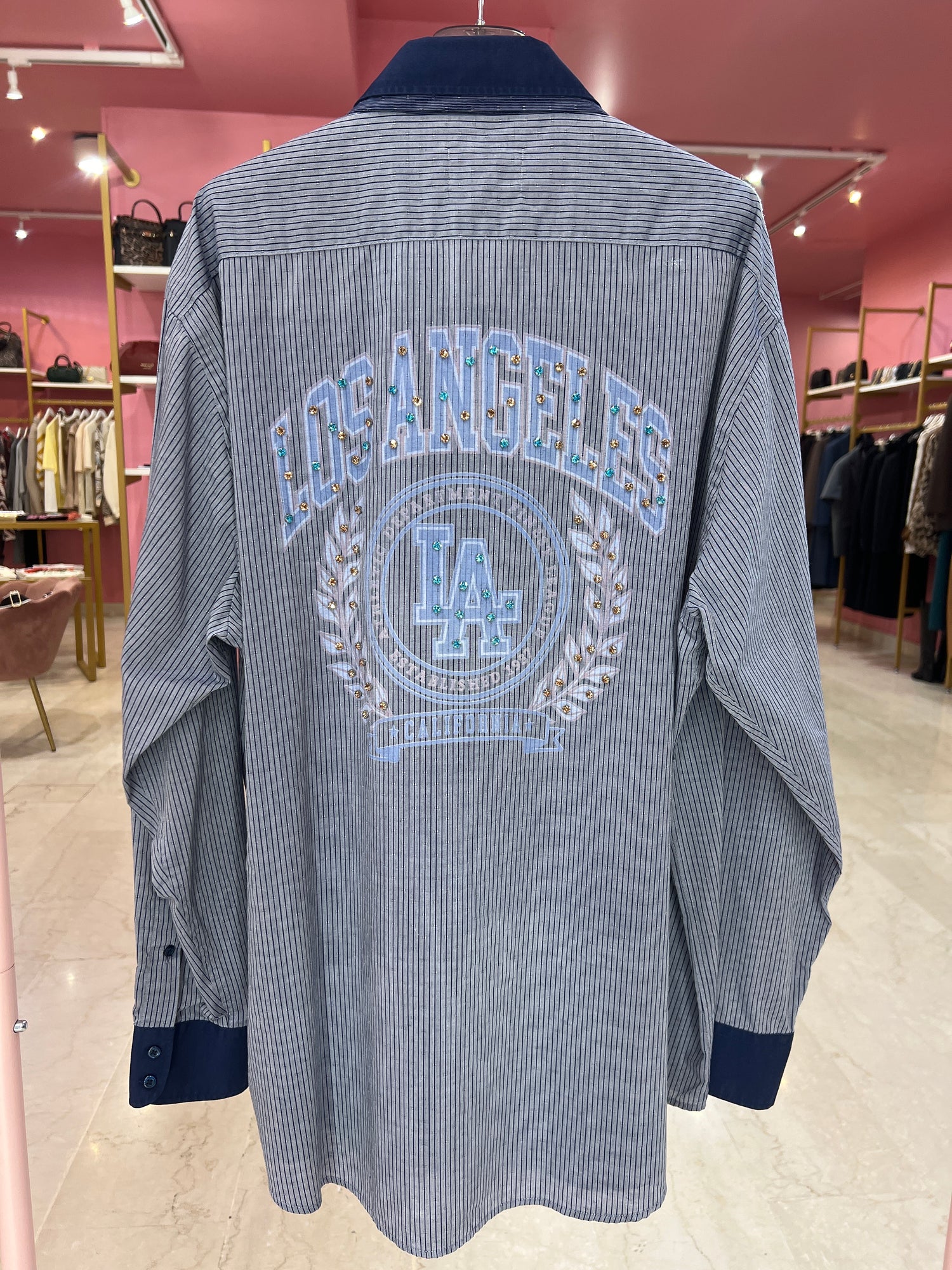 Camicia over “Blue LA” VICOLO