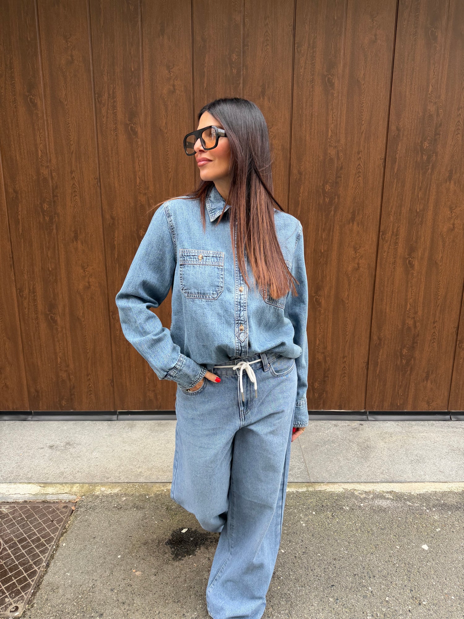 Camicia denim GUESS JEANS