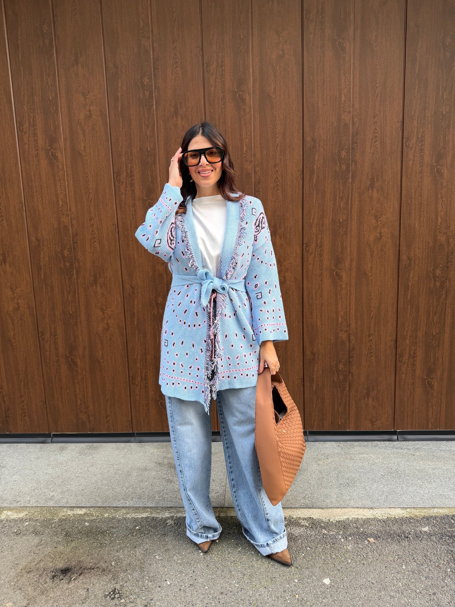 Cardigan “bandana” LIP