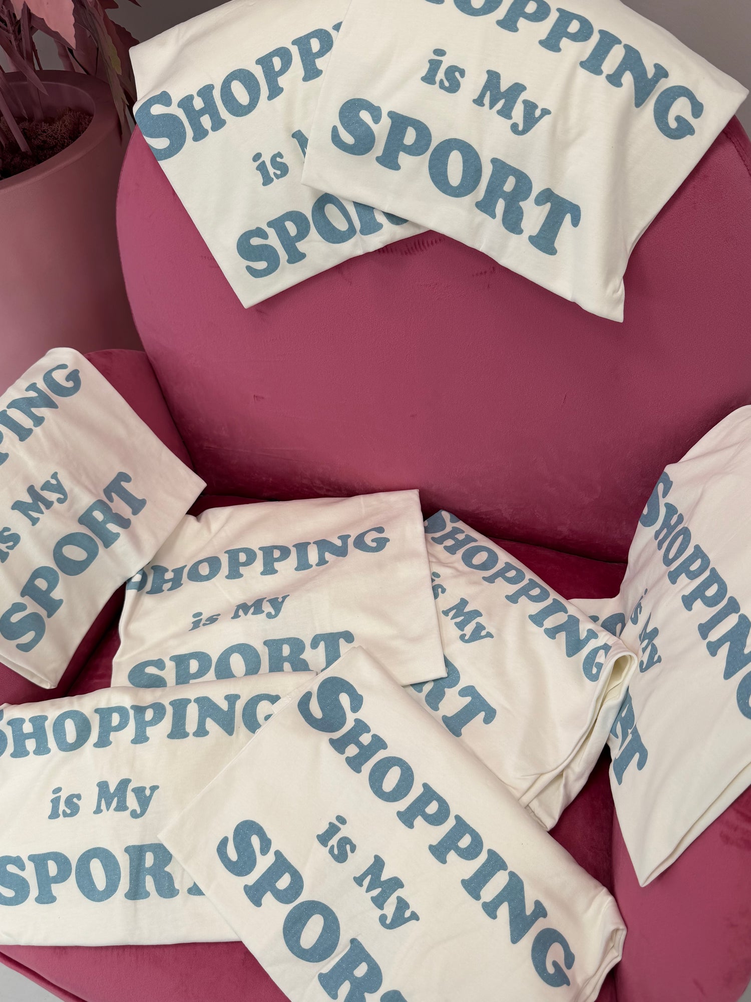 T-shirt “Shopping is my sport” VIC BEE