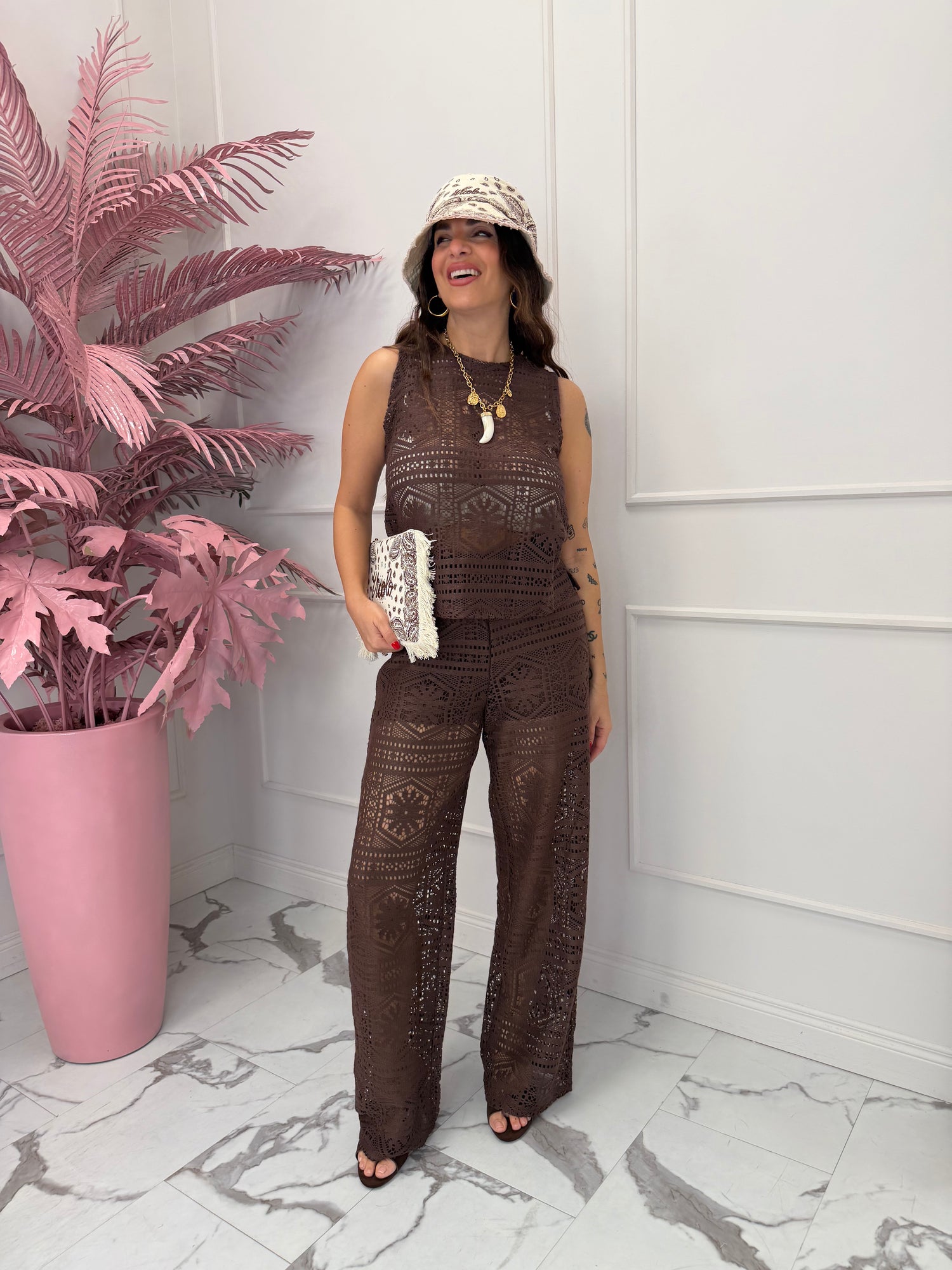Pantalone crochet “Lian” ONLY